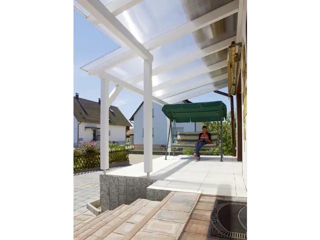 Gutta Polycarbonat-Doppelstegplatte 250 x 98 cm 16 mm klar
