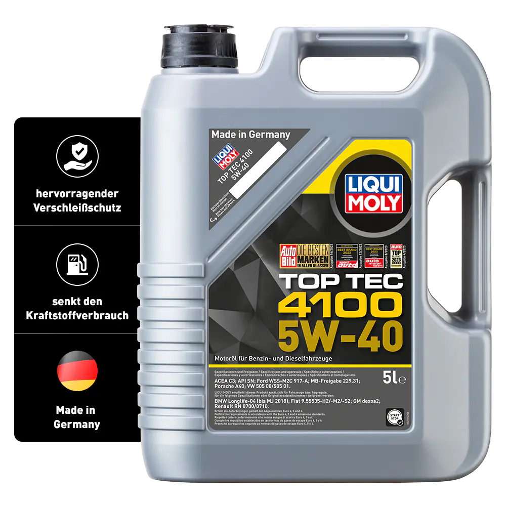Liqui Moly Motoröl Top Tec 4100 SAE 5W-40 5 L