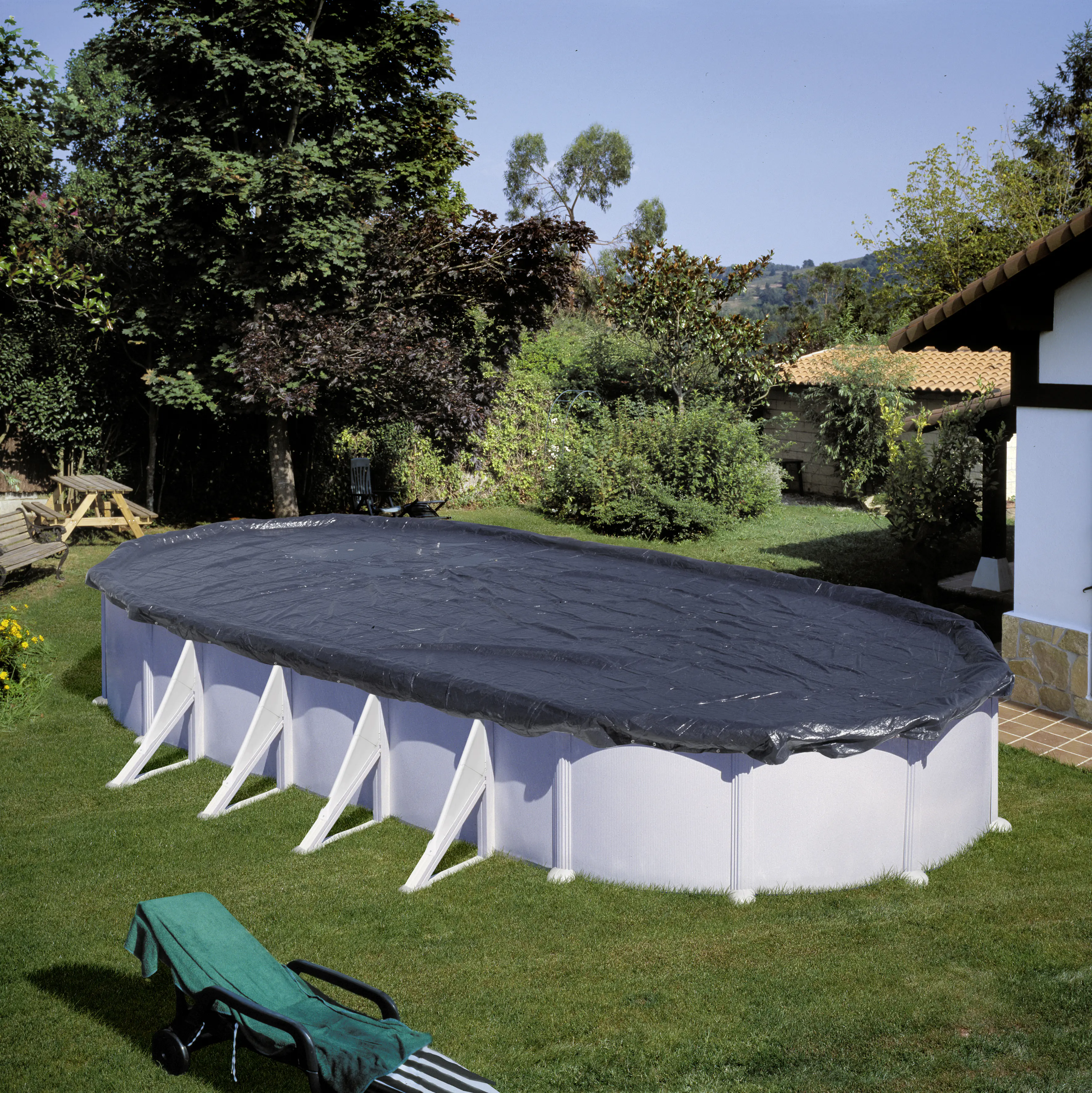 Gre Pool-Winterabdeckung oval 8,2 x 4,6 m