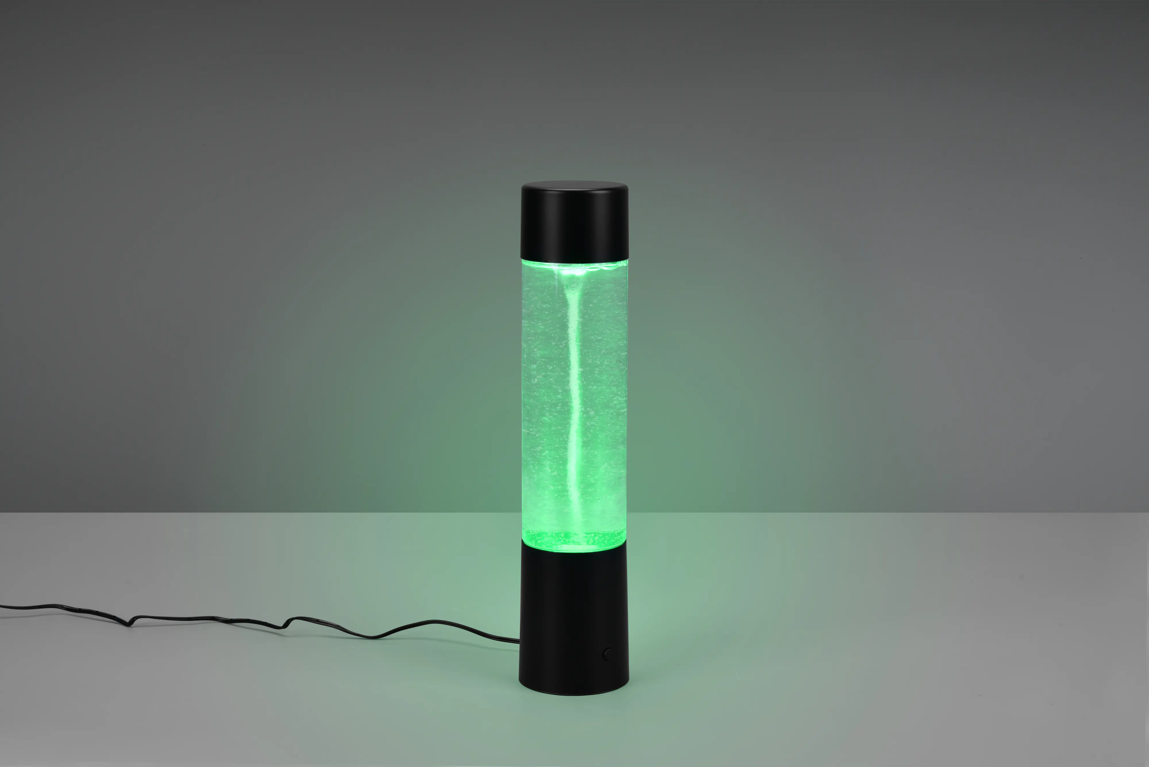 Reality LED Tischleuchte Tornado Ø 7 x 34 cm RGB schwarz matt