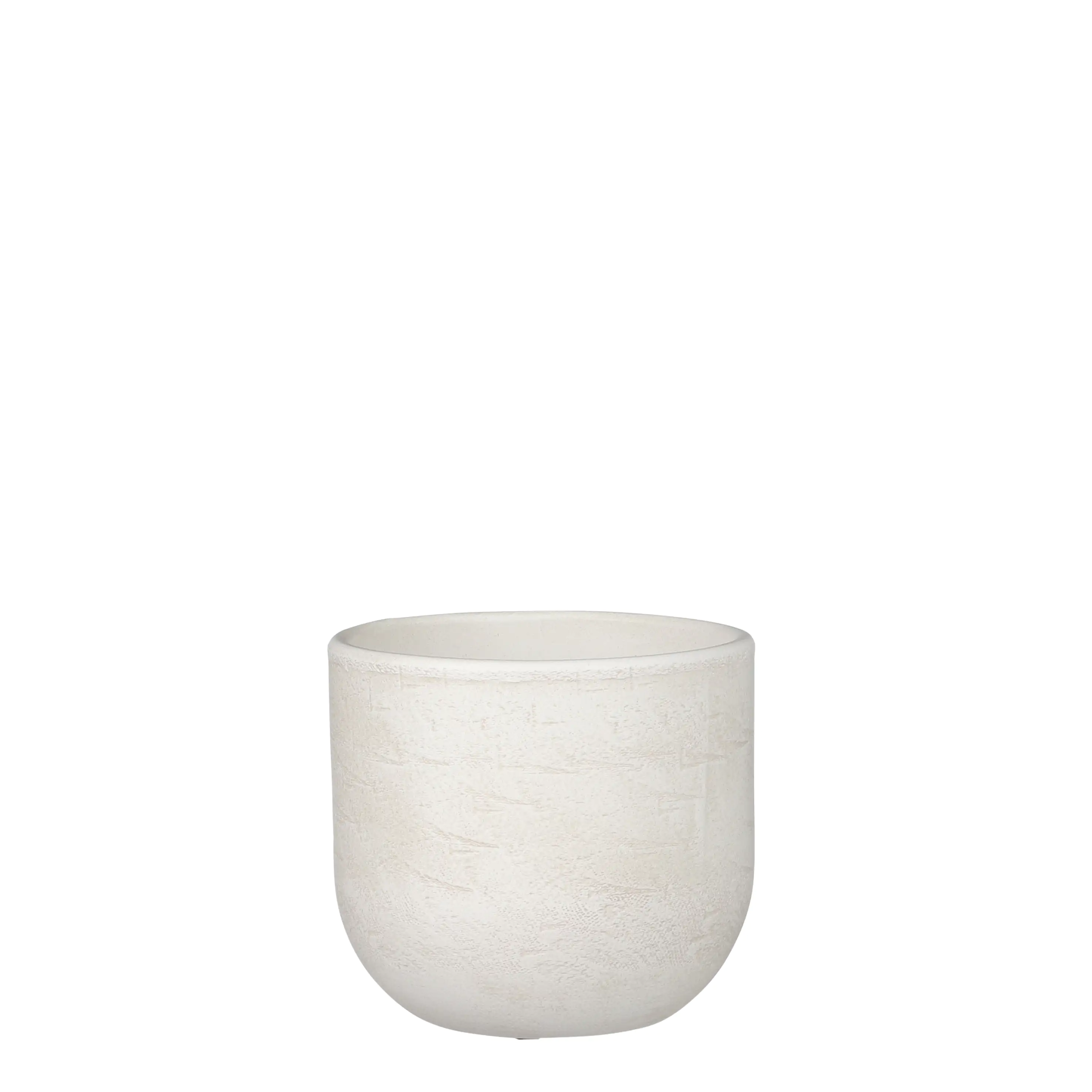 Mica Blumentopf Nora off white 15 x 16 cm