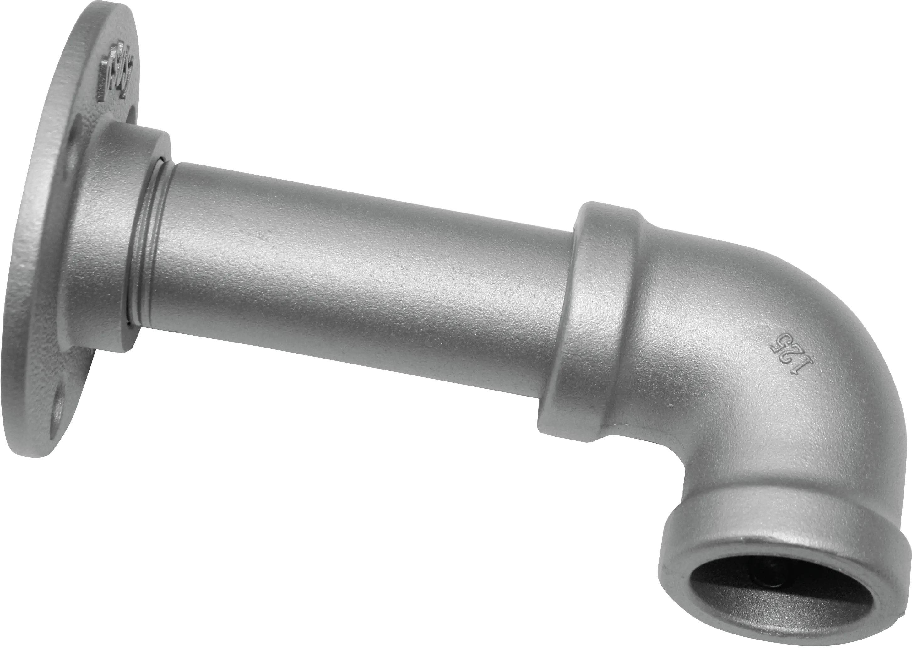Gardinia Träger für Gardinenstange Industrial Home für Ø 25 mm silber 10 cm