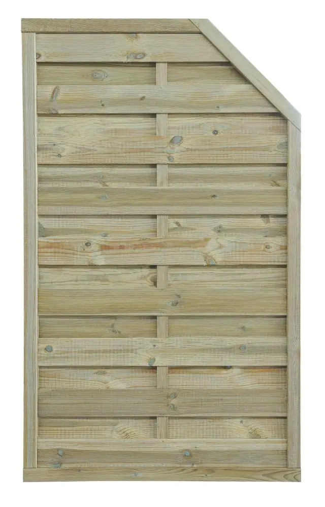 Sichtschutzzaun Rügen 90 x 150 cm, Abstufung, kesseldruckimprägniert