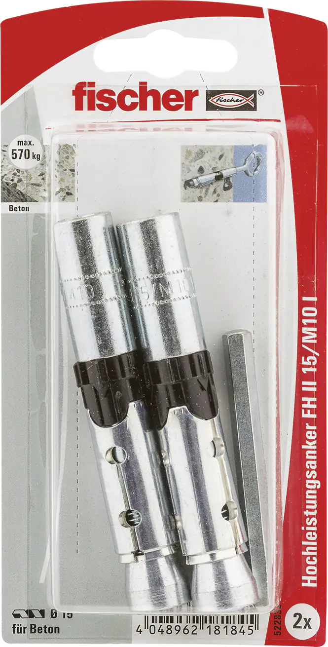 Fischer Hochleistungsanker FH ll-1  15.0 x 90 mm -2 Stück