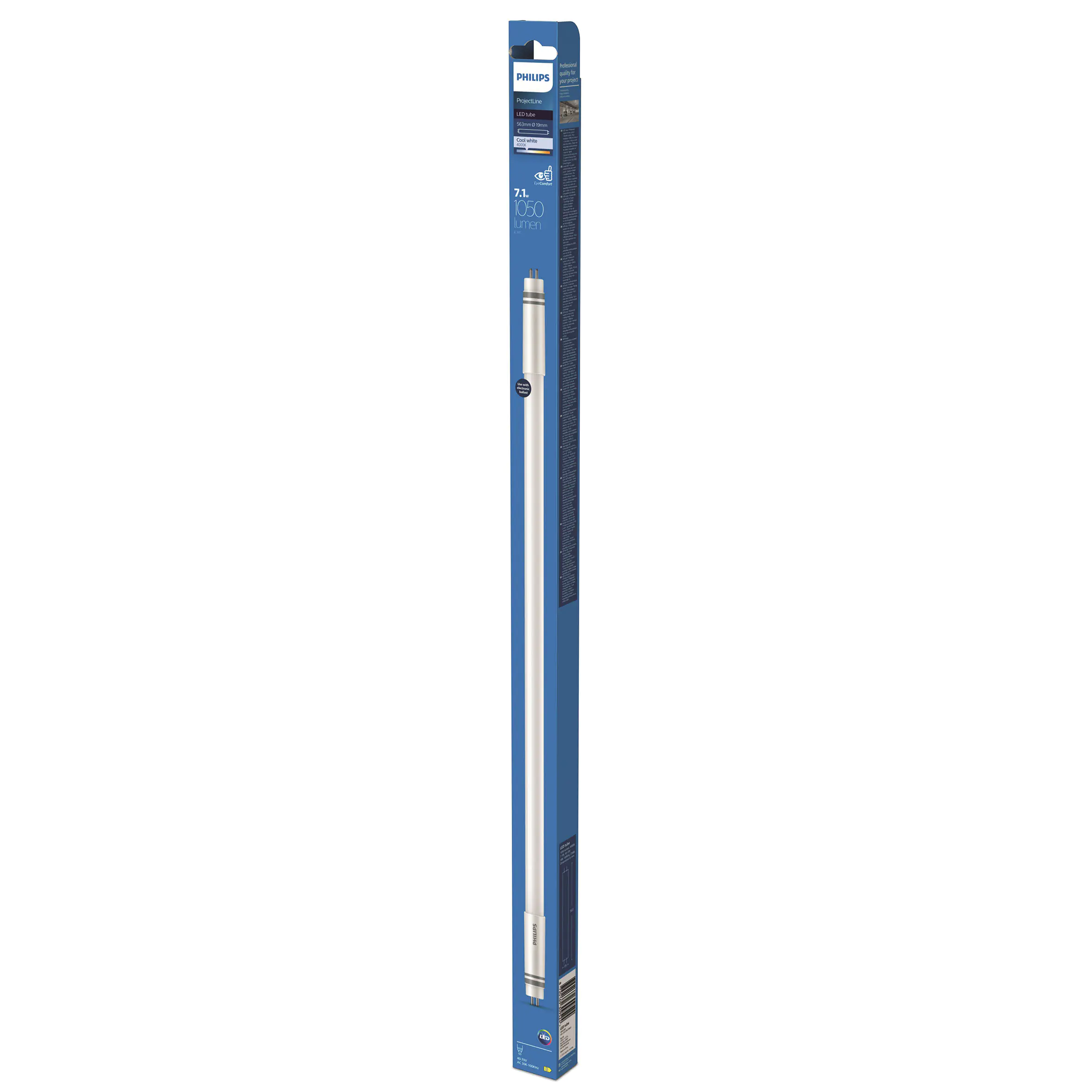 Philips LED-Leuchtmittel Stabform 60 cm G5 7,1 W neutralweiß 