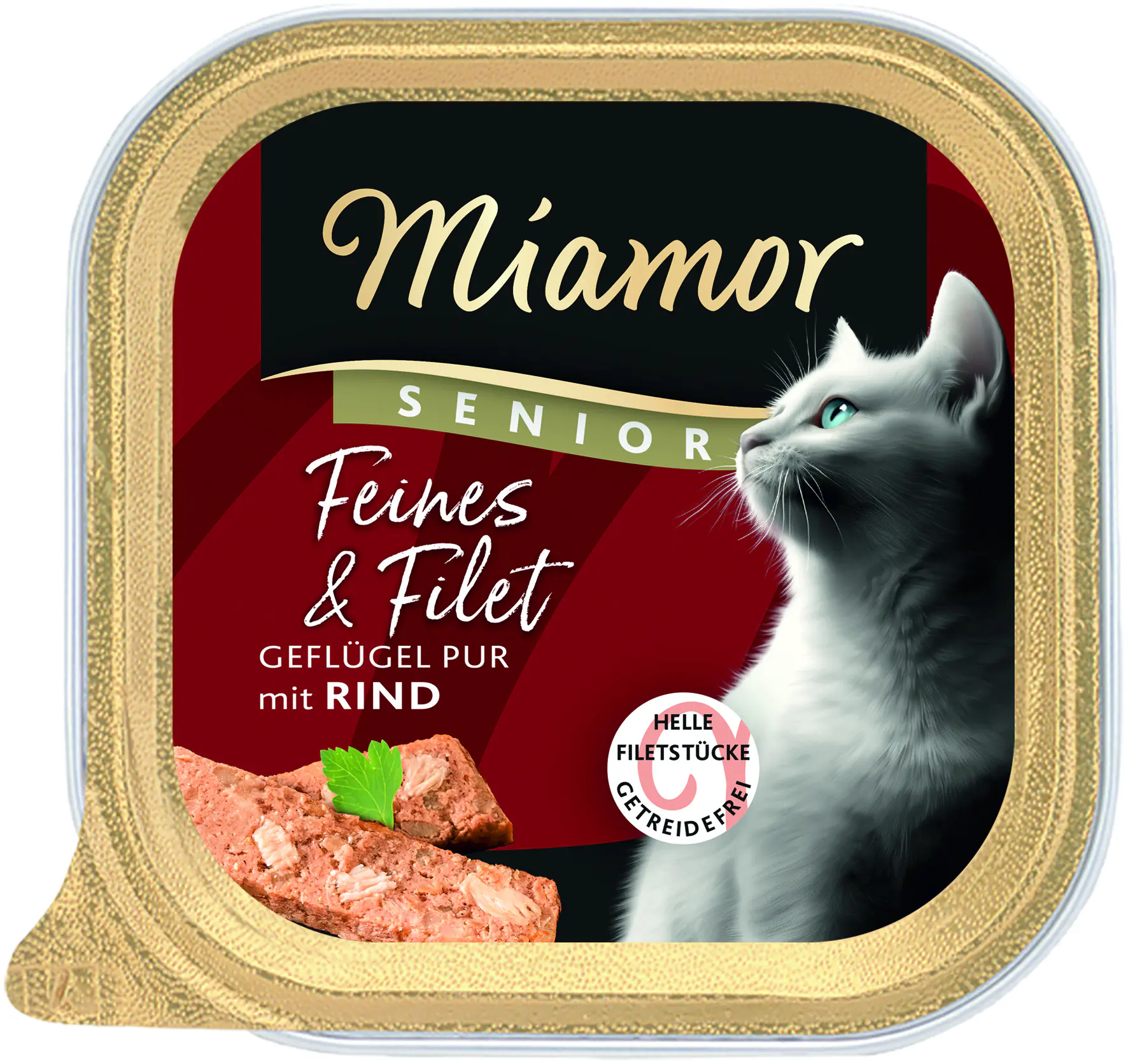 Miamor Katzennassfutter 100 g Pur & Rind