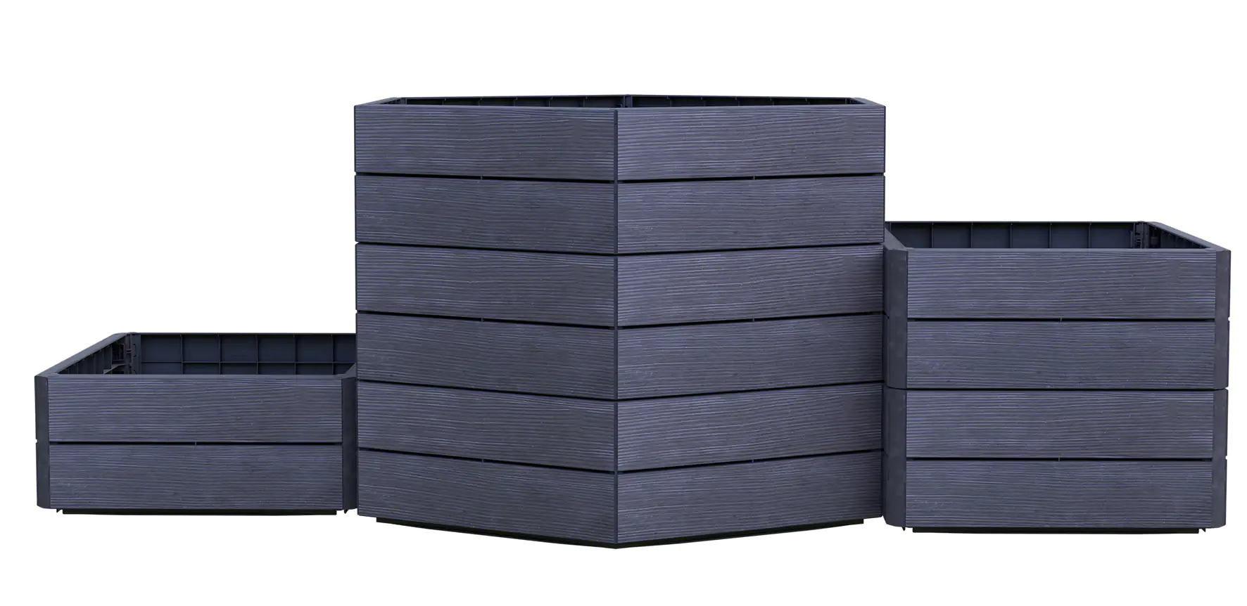 Garantia Hochbeet Ergo Vario 3, wood, Flora Wassersystem