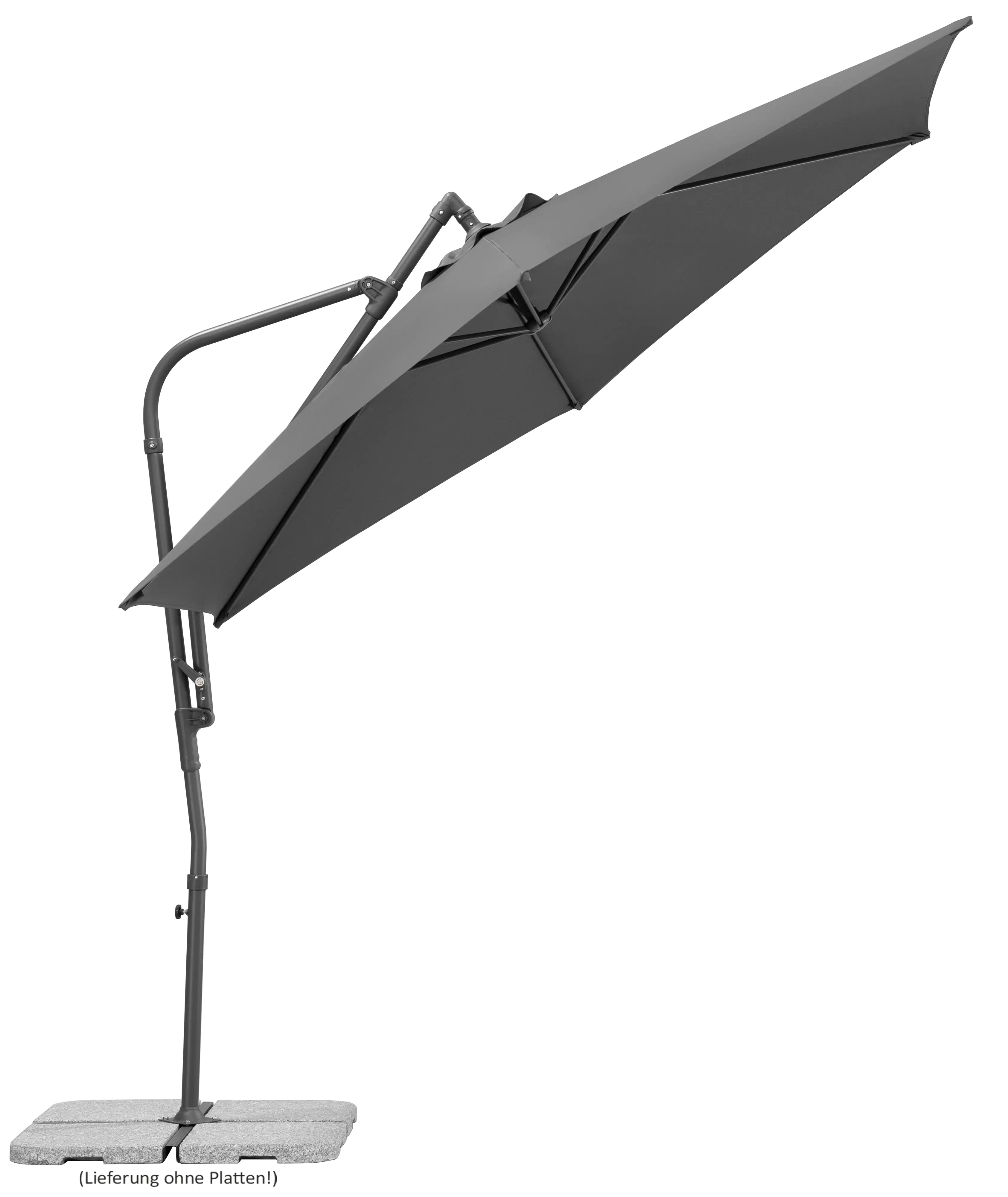 Schneider Ampelschirm Genua anthrazit Ø 300 cm
