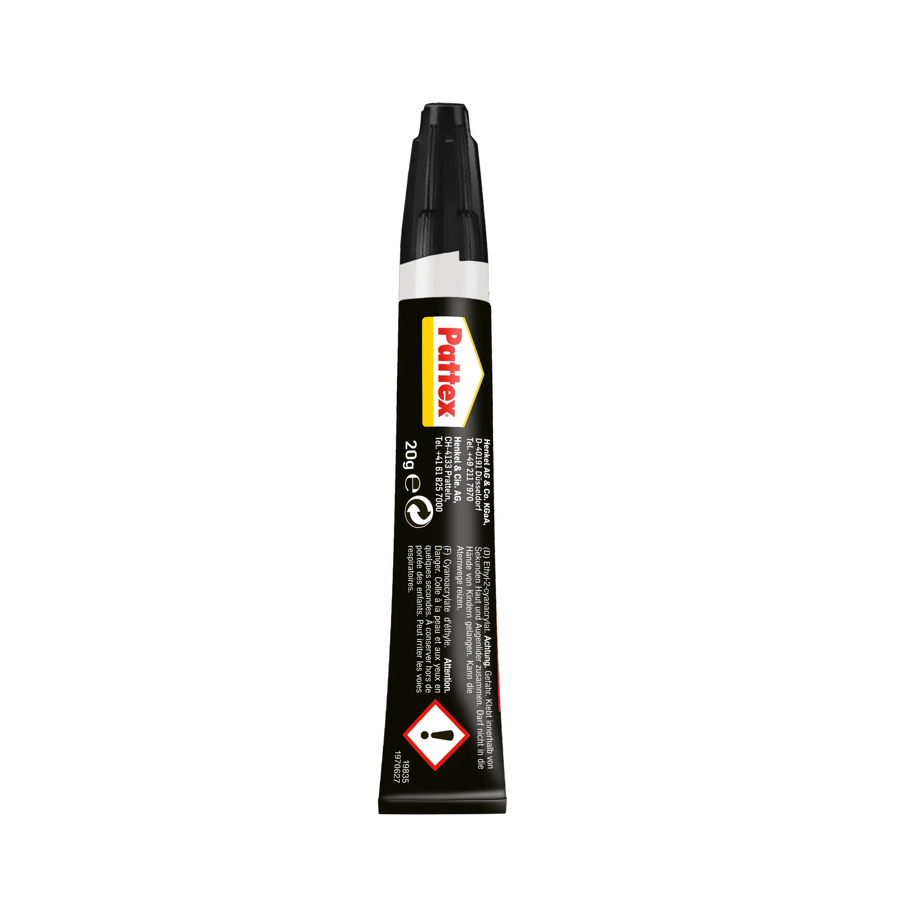 Pattex 60sec. Universalkleber 20 g Tube, klar & farblos