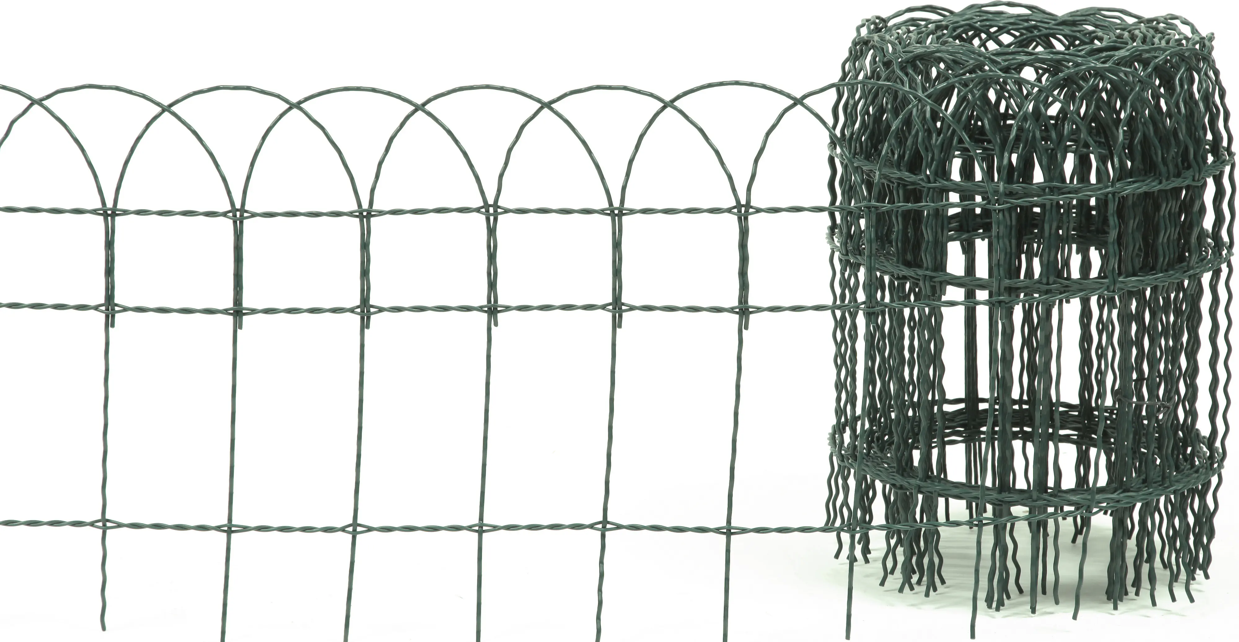 Floraworld Knotengeflecht-Zaun 10 m x 90 cm moosgrün