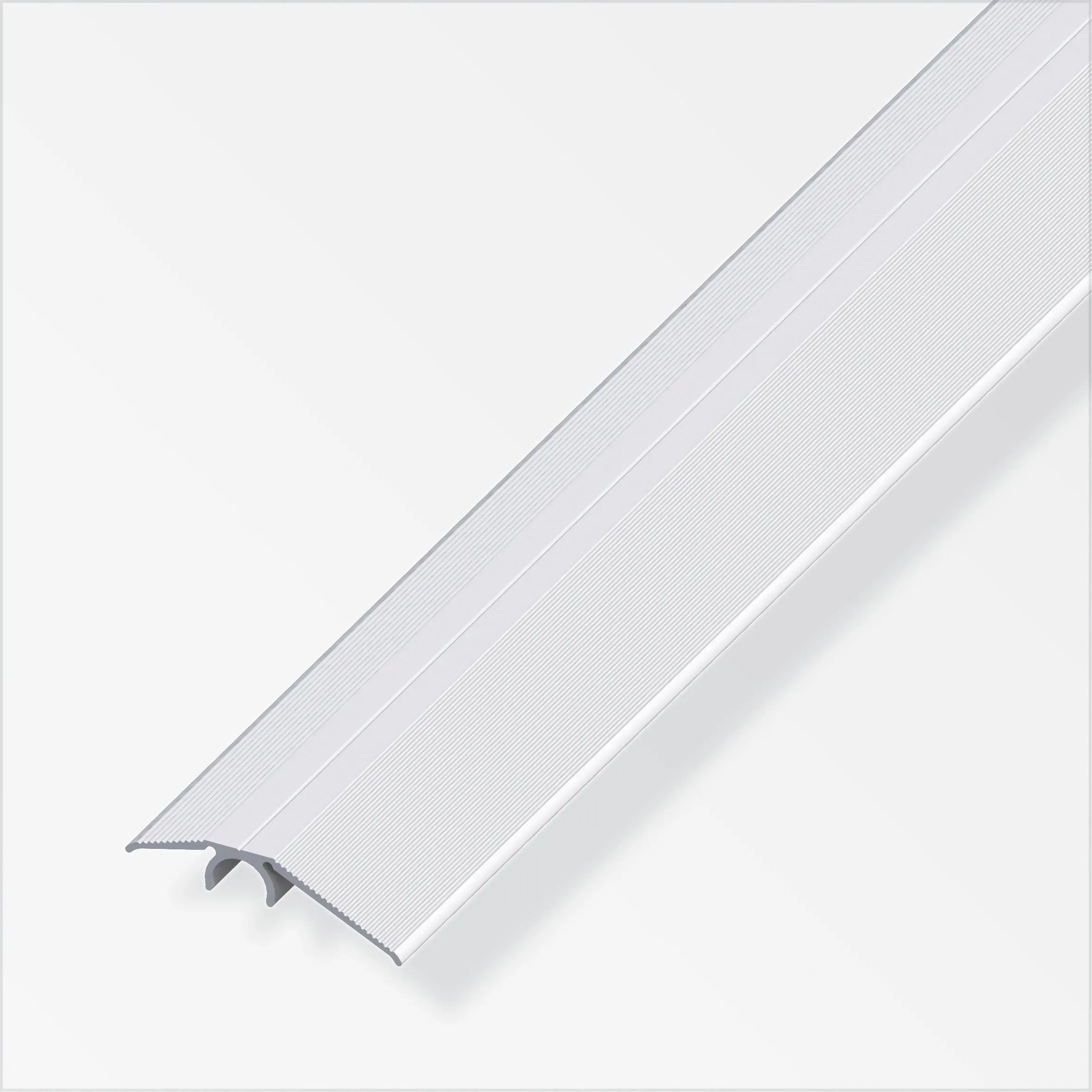 alfer Niveauausgleichs-Profil 2 m, 40 mm Aluminium eloxiert silber