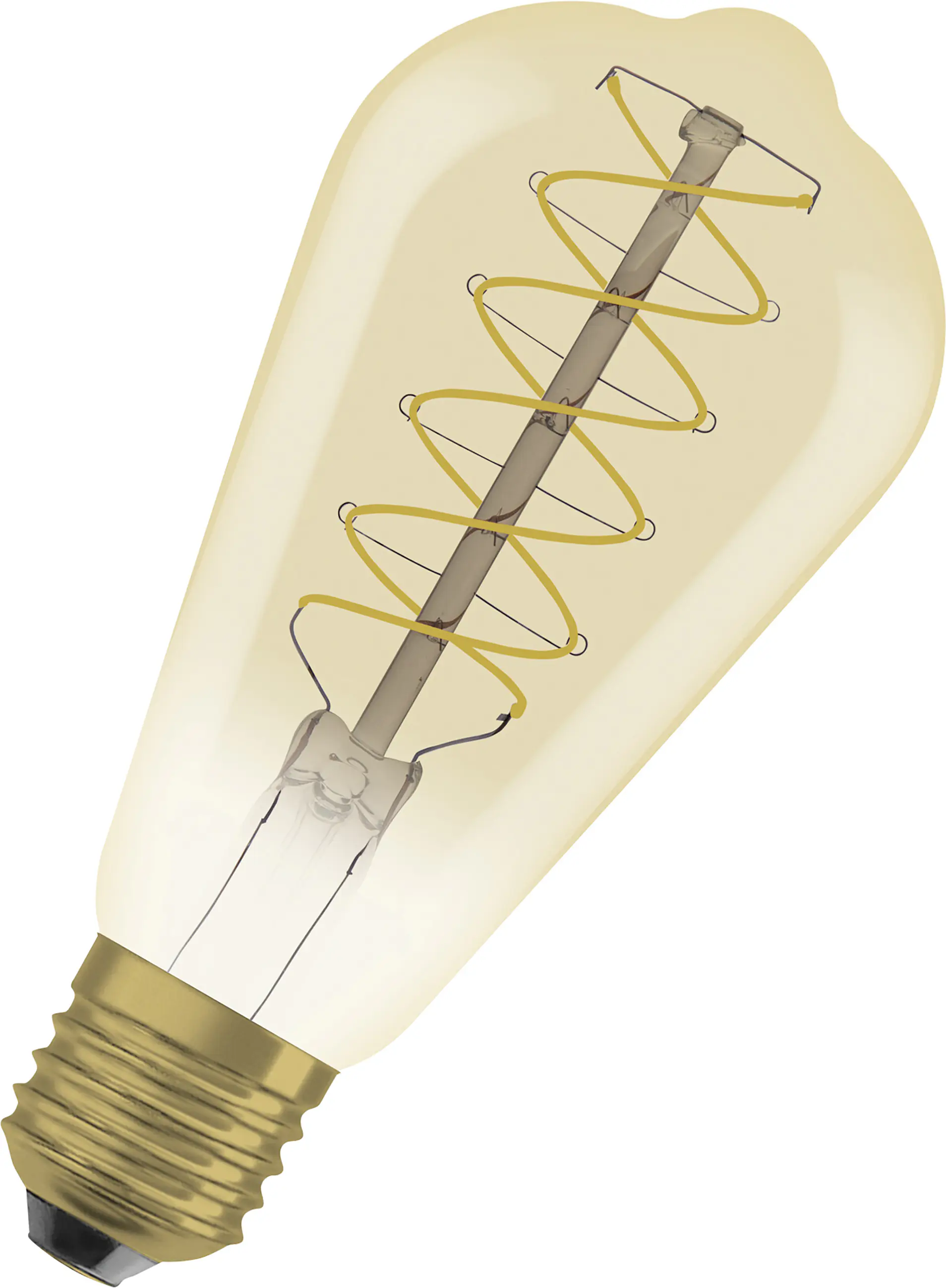 Osram LED Leuchtmittel E27 2er Pack Vintage Edison 4,8W Gold dimmbar warmweiß