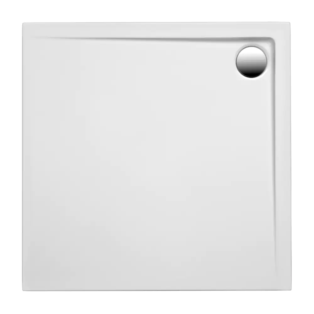 Ottofond Duschwanne Maui Q 100 x 100 x 2,5 cm, weiß