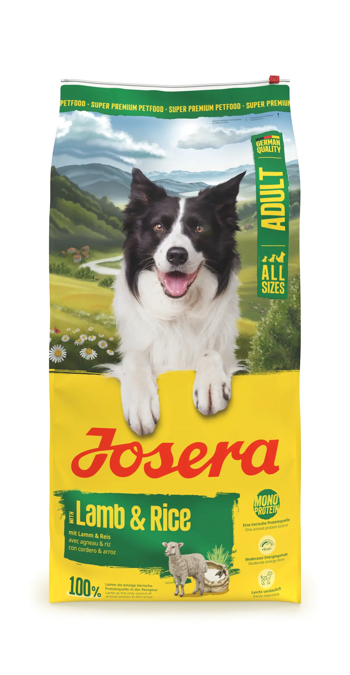 Josera Hundetrockenfutter Adult 12,5 kg Lamm & Reis 