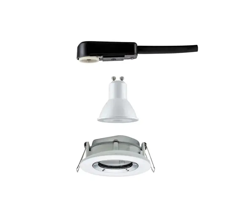 Paulmann LED-Einbauleuchte Nova Plus Ø 9,3 cm neutralweiß chrom weiß matt dimmbar