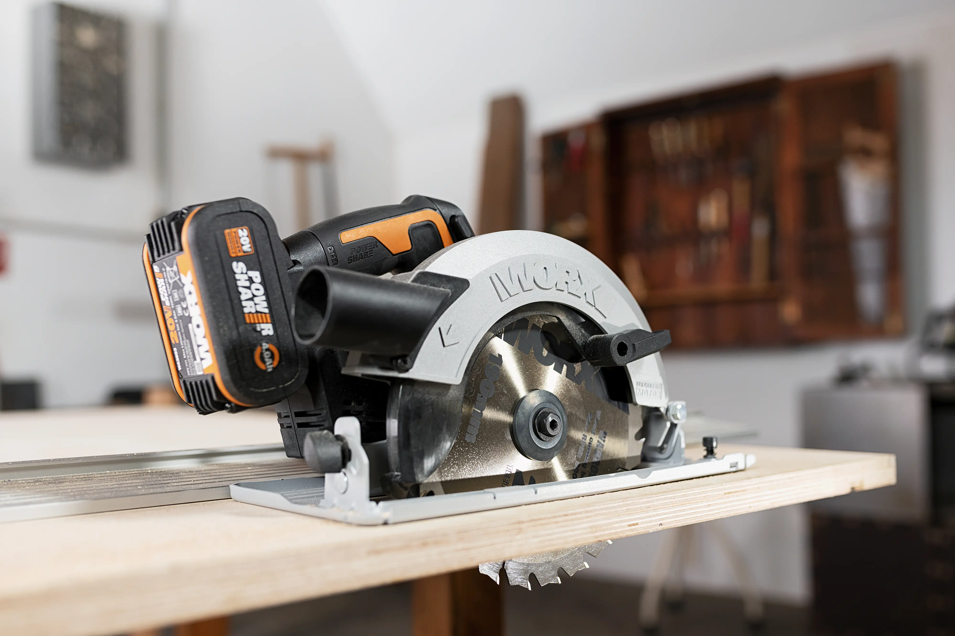 Worx Akku Handkreissäge WX520.9 20 V Solo