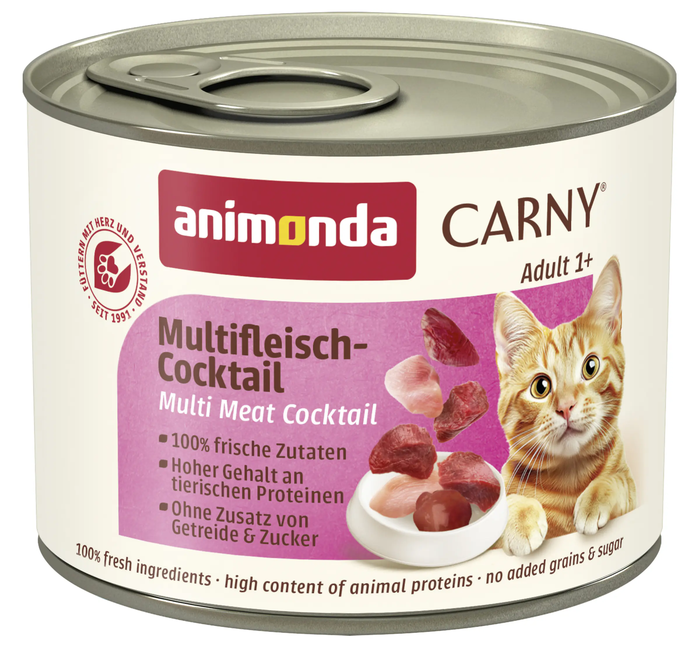 Animonda Carny Adult Katzennassfutter getreidefrei 200 g Multifleisch-Cocktail