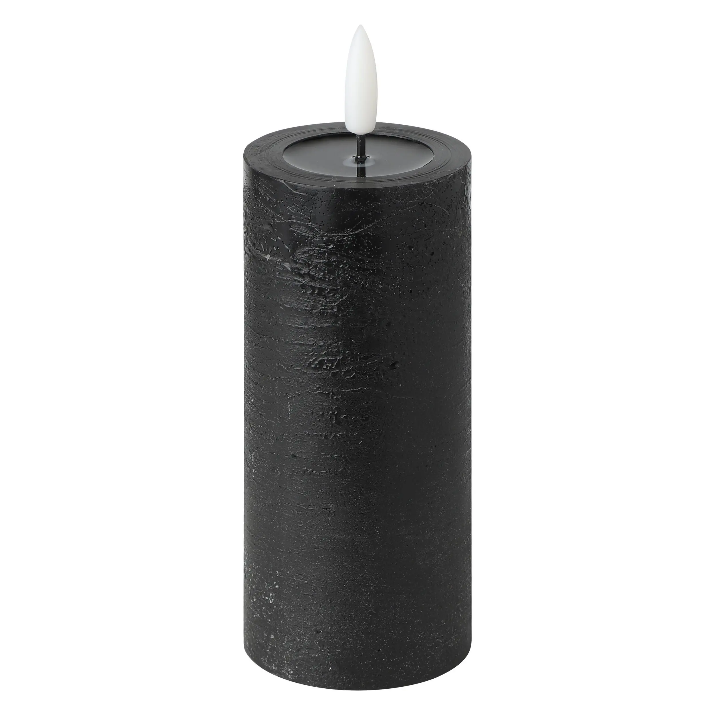 Eglo LED Kerze Leskino warmweiß 12,5 x Ø 5,5 cm schwarz