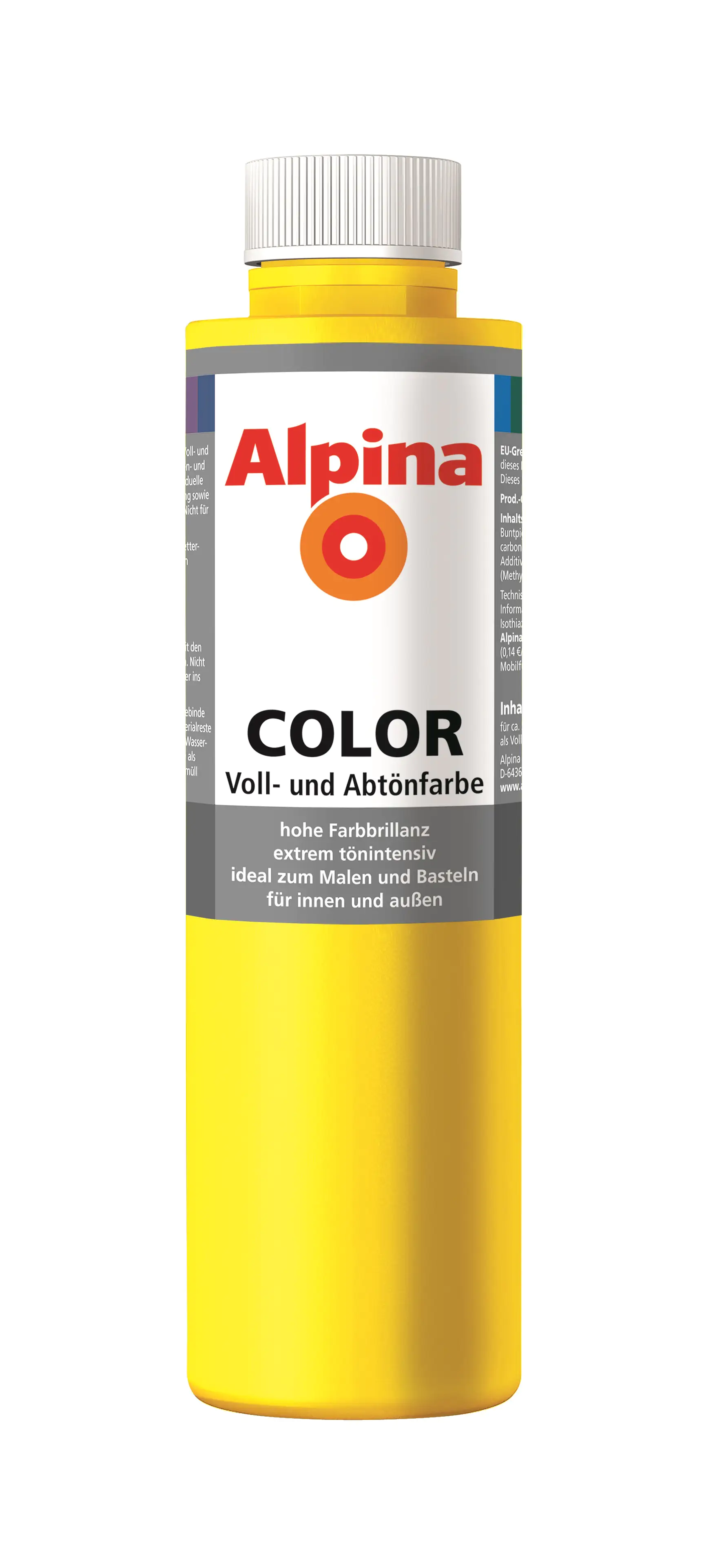 Alpina Color Abtönfarbe sunny yellow 750 ml