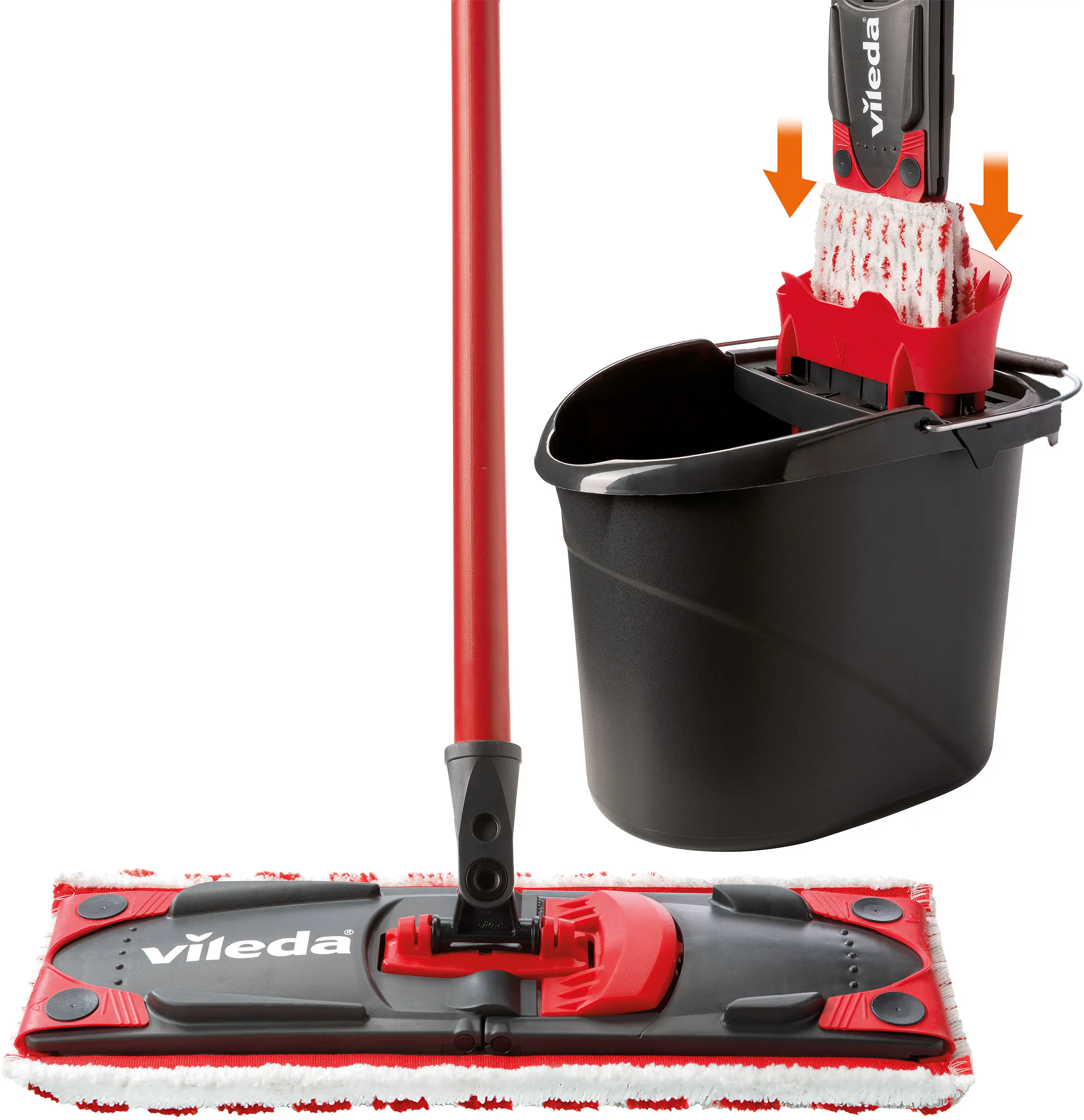 Vileda Bodenwischer Komplett-Set Ultramax 2in1 Microfibre 