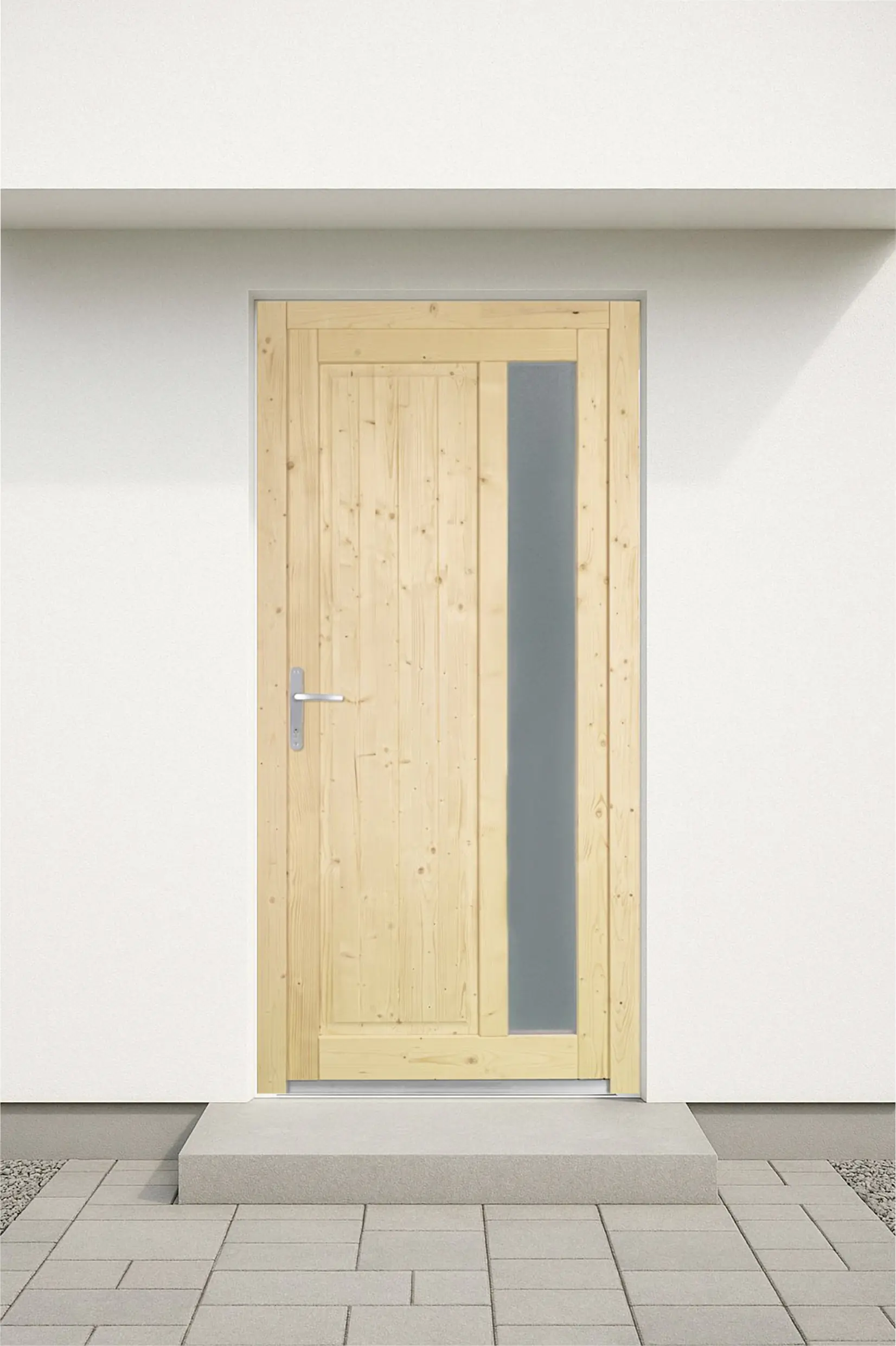 Panto Nebeneingangstür Holz 510 98 x 198 cm DIN links
