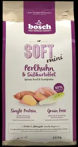 Bosch Hundetrockenfutter Adult Mini Soft 1 kg Perlhuhn & Süßkartoffel