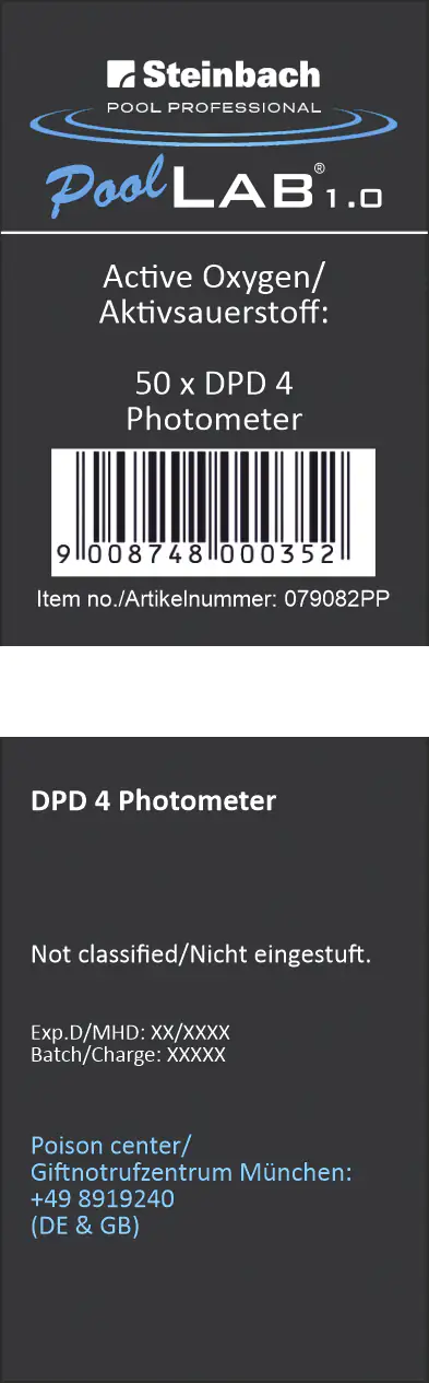 Steinbach Pool Professional DPD N°4 Photometer Tabletten 50 Stück