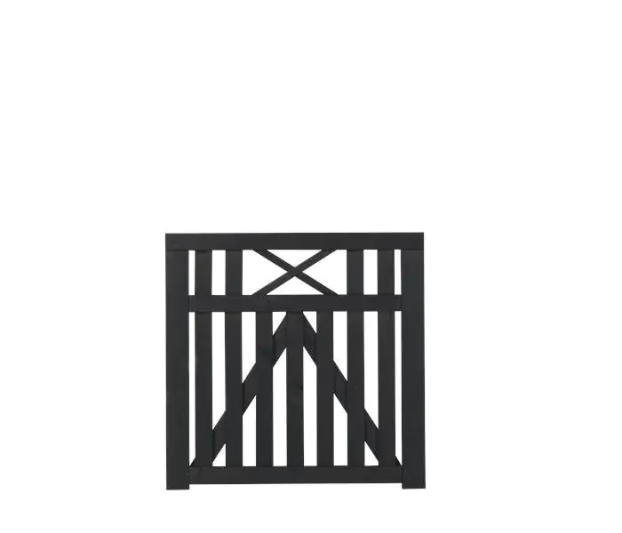 Plus Zauntor Vinesse 100 x 98 cm schwarz