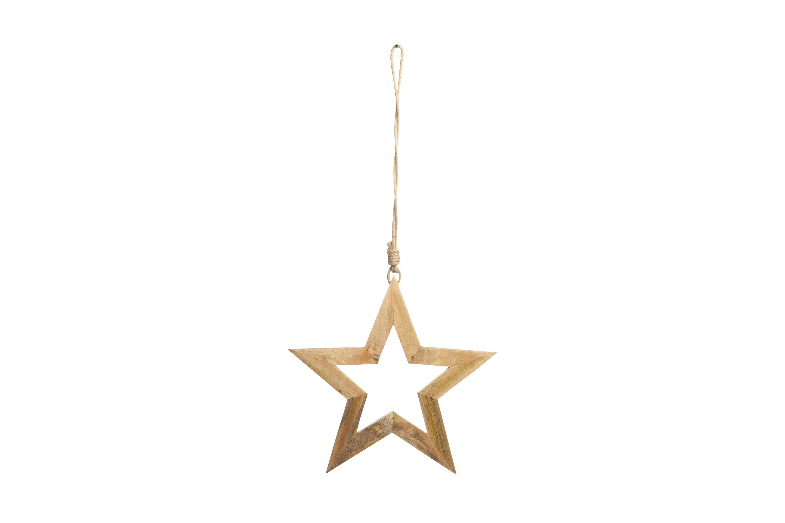Freese Mangoholz-Stern natur 40 cm