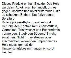 Zaunlatte 80 cm, 31 x 55 mm, kesseldruckimprägniert
