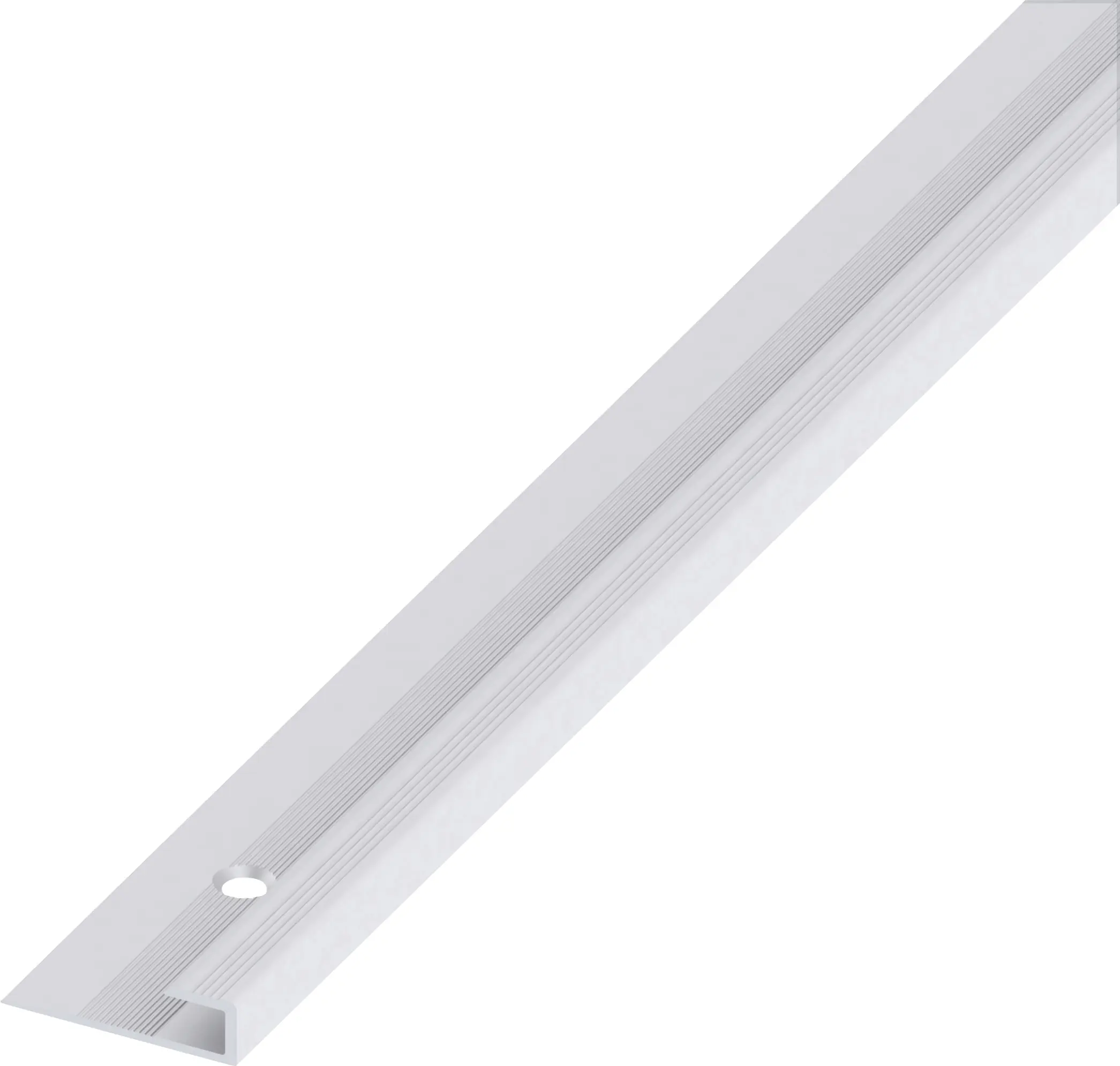 alfer Einfass-Profil 1 m, 26 x 5 mm Aluminium eloxiert silber