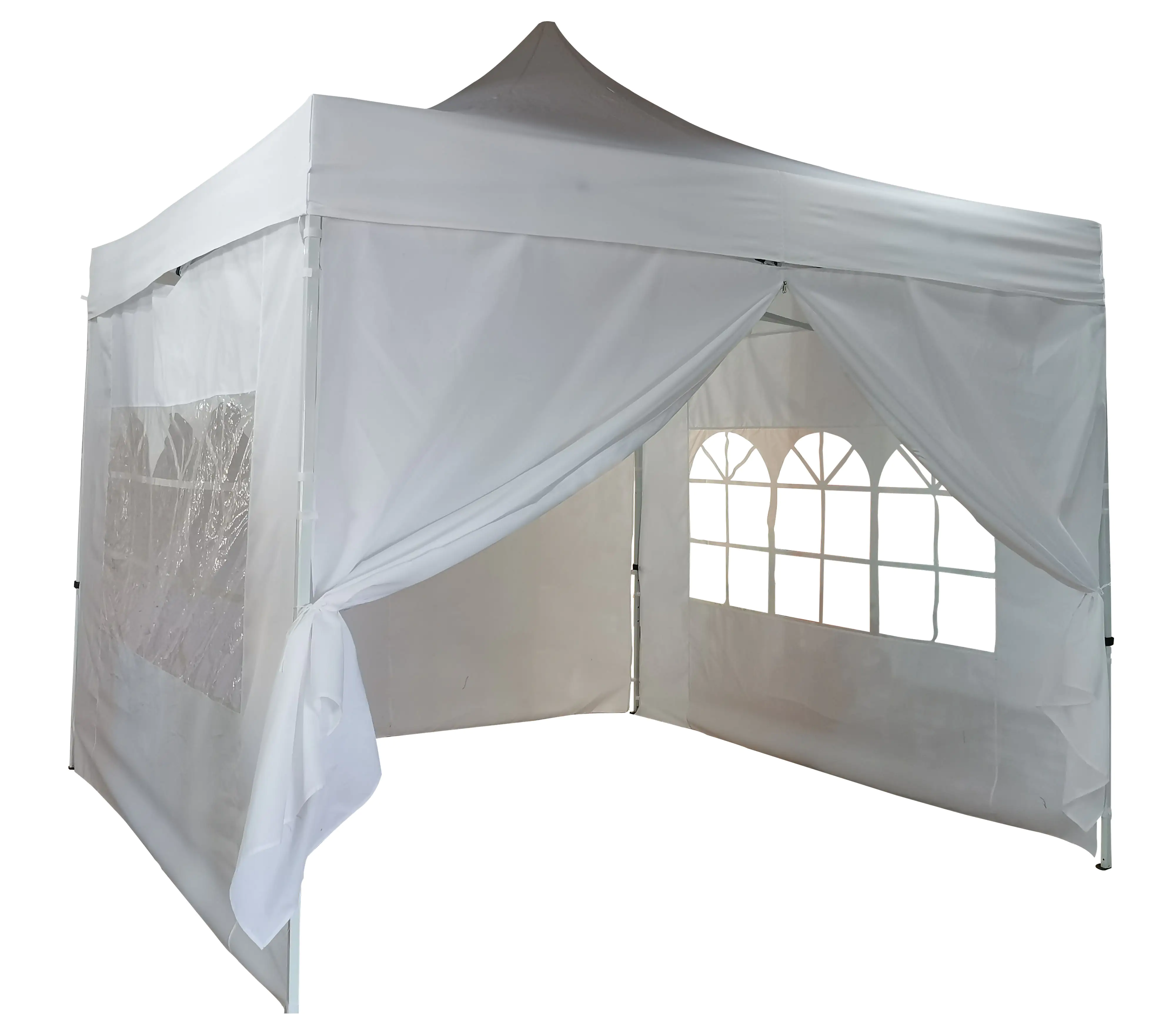 TrendLine Seitenteile für Faltpavillon 292 x 210 cm weiß 4 Stück