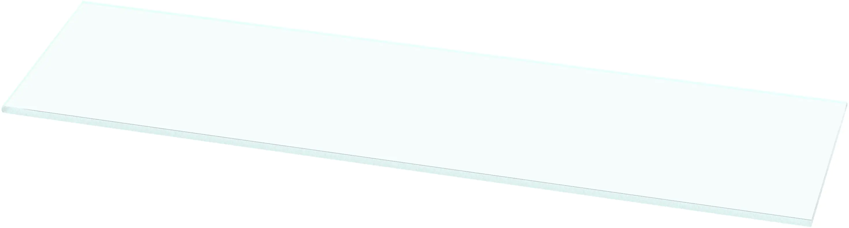Glasablage 50x14 cm