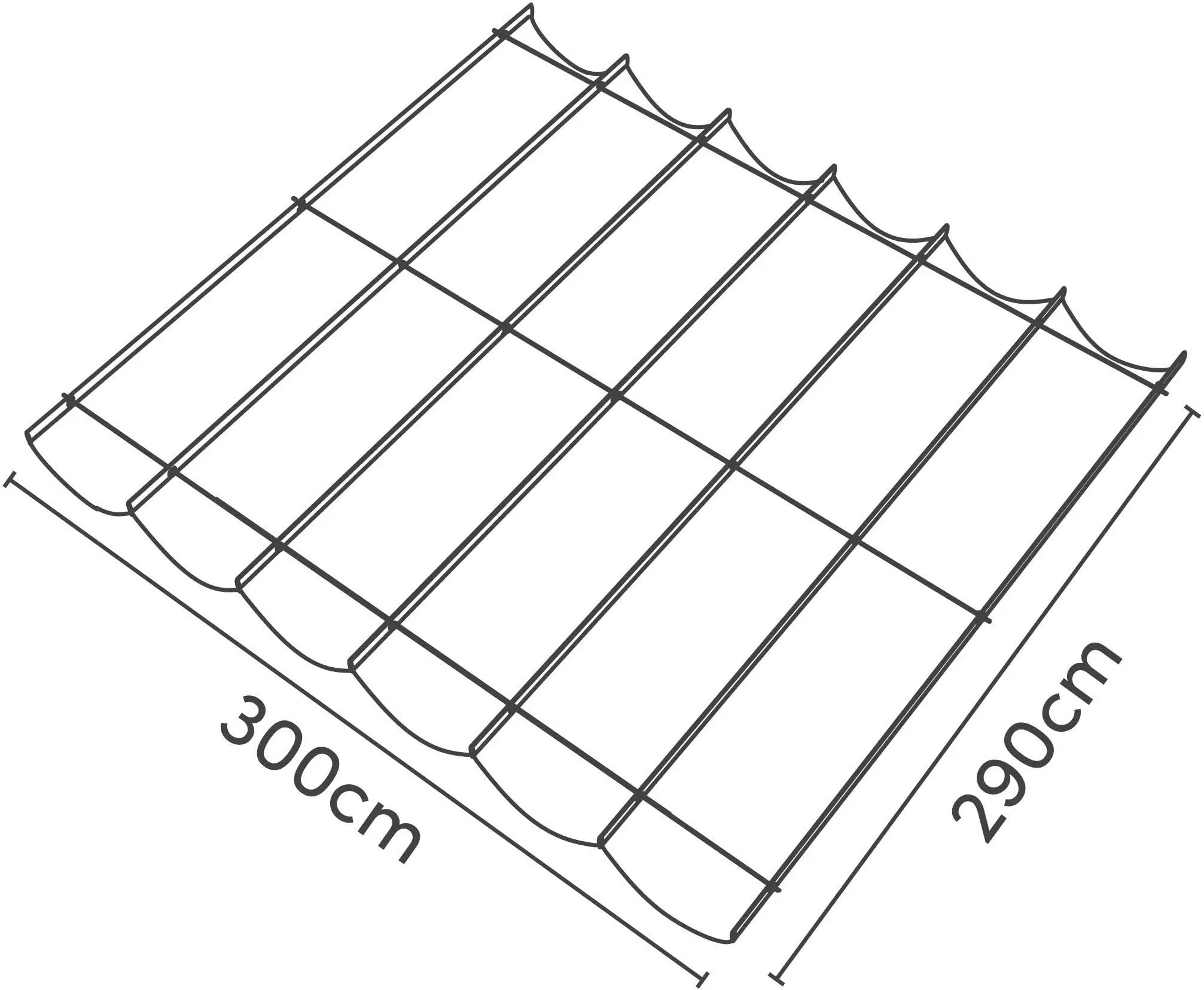 Platinum Faltsonnensegel Coolfit 2,9 x 3 m sand