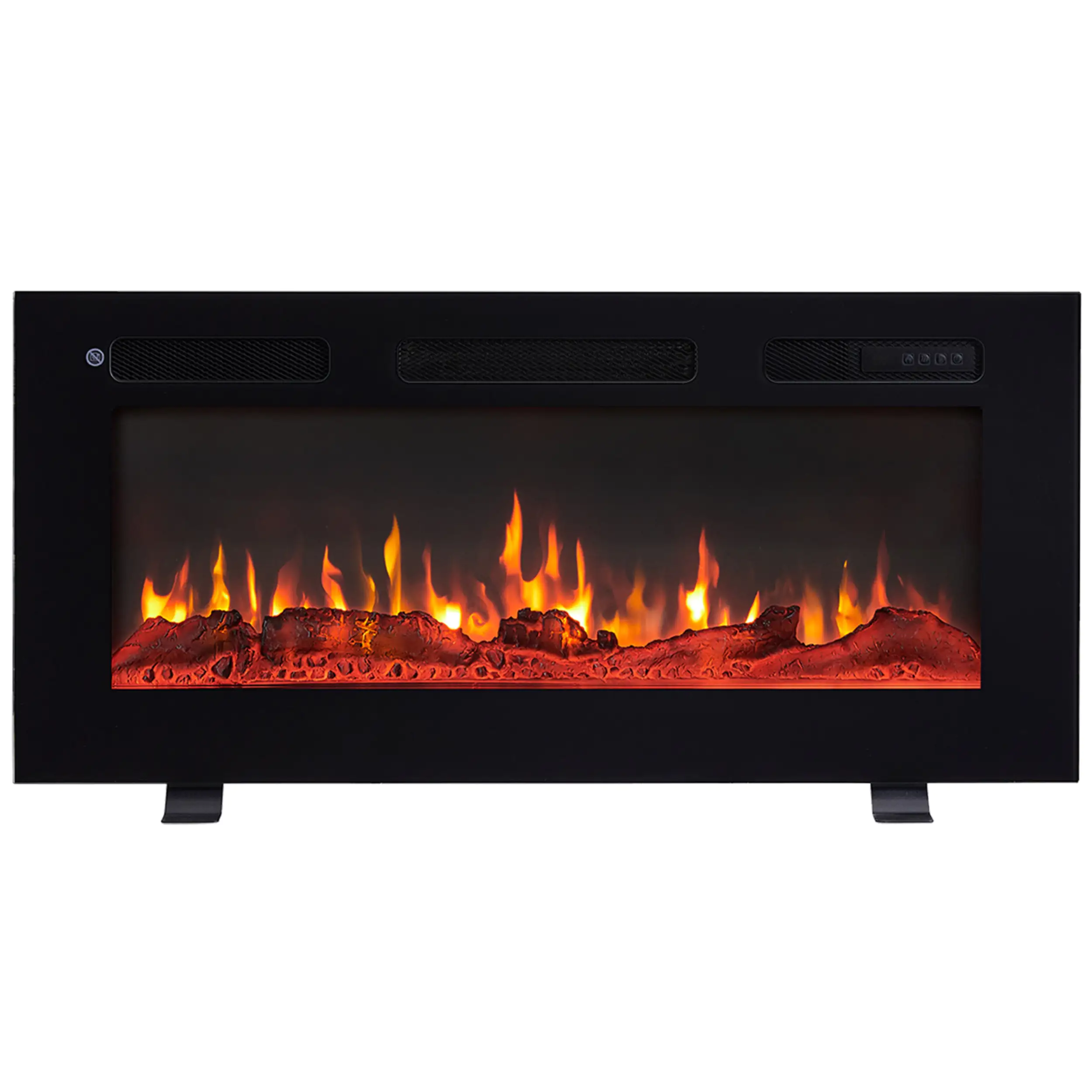 BALDERIA Elektrokamin schwarz Leif 36 1000/1800 Watt 43 x 92 cm