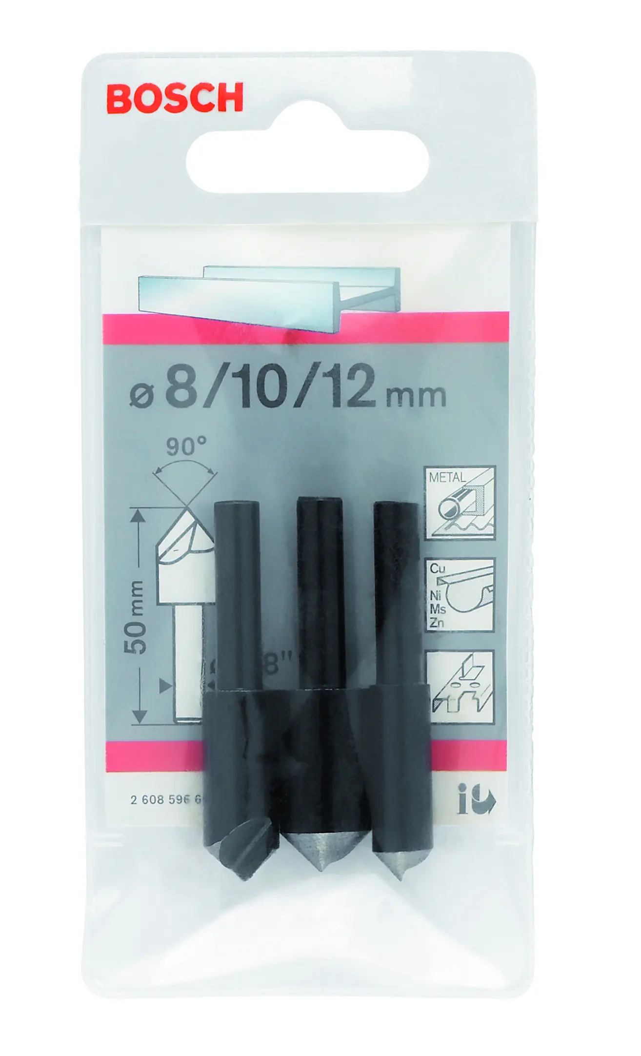 Bosch Kegelsenker-Set 3-teilig