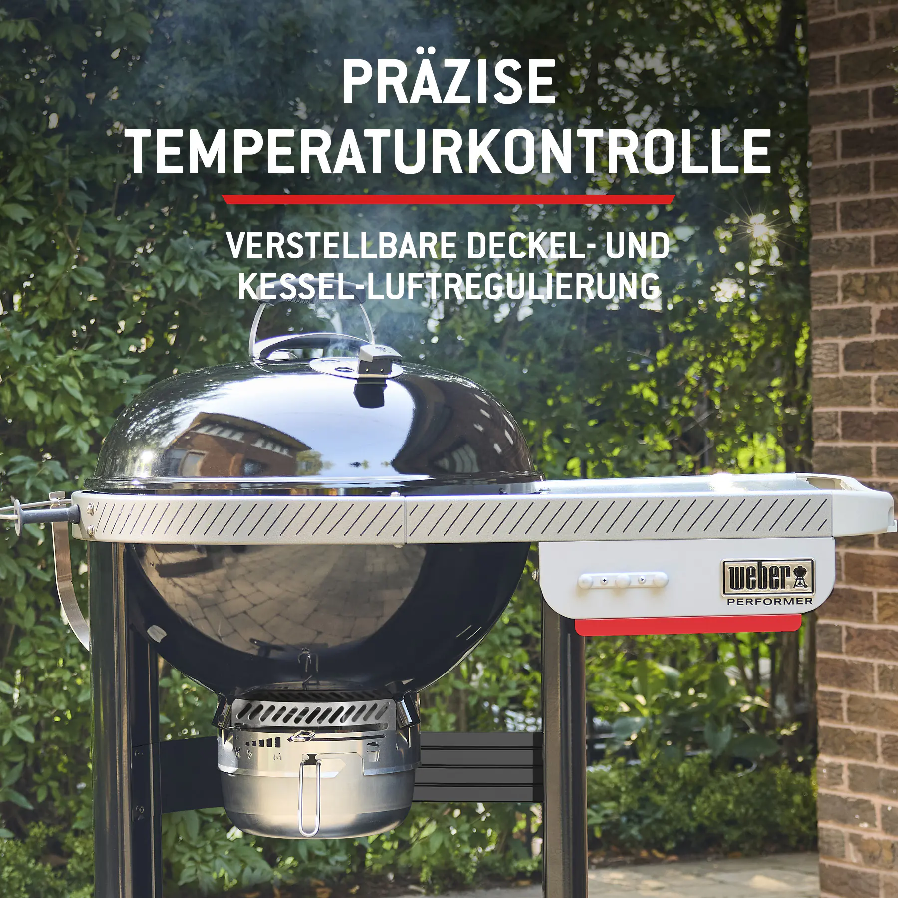 Weber Holzkohlegrill Performer Premium Smart Ø 57 cm