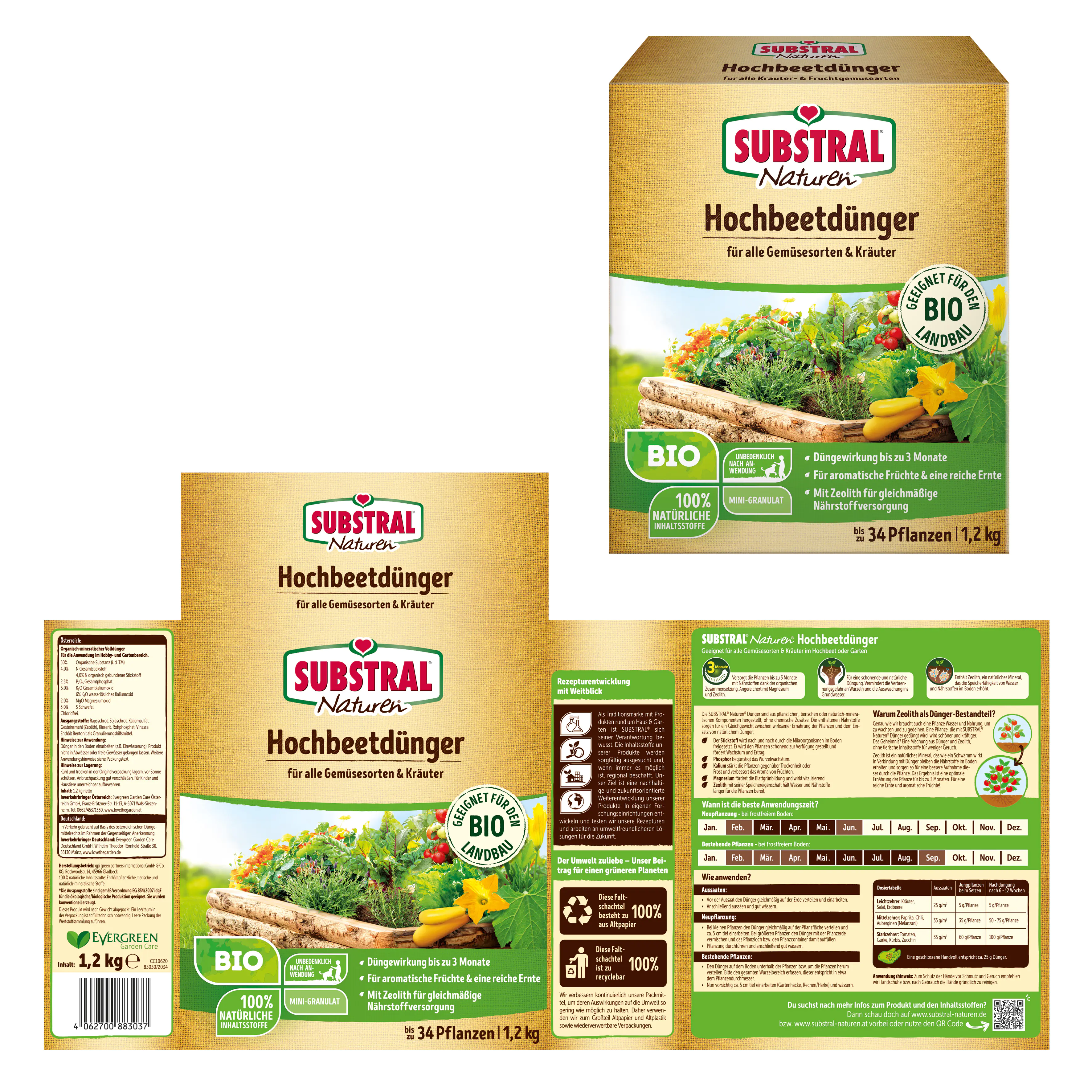 Substral Naturen Hochbeetdünger 1,2 kg