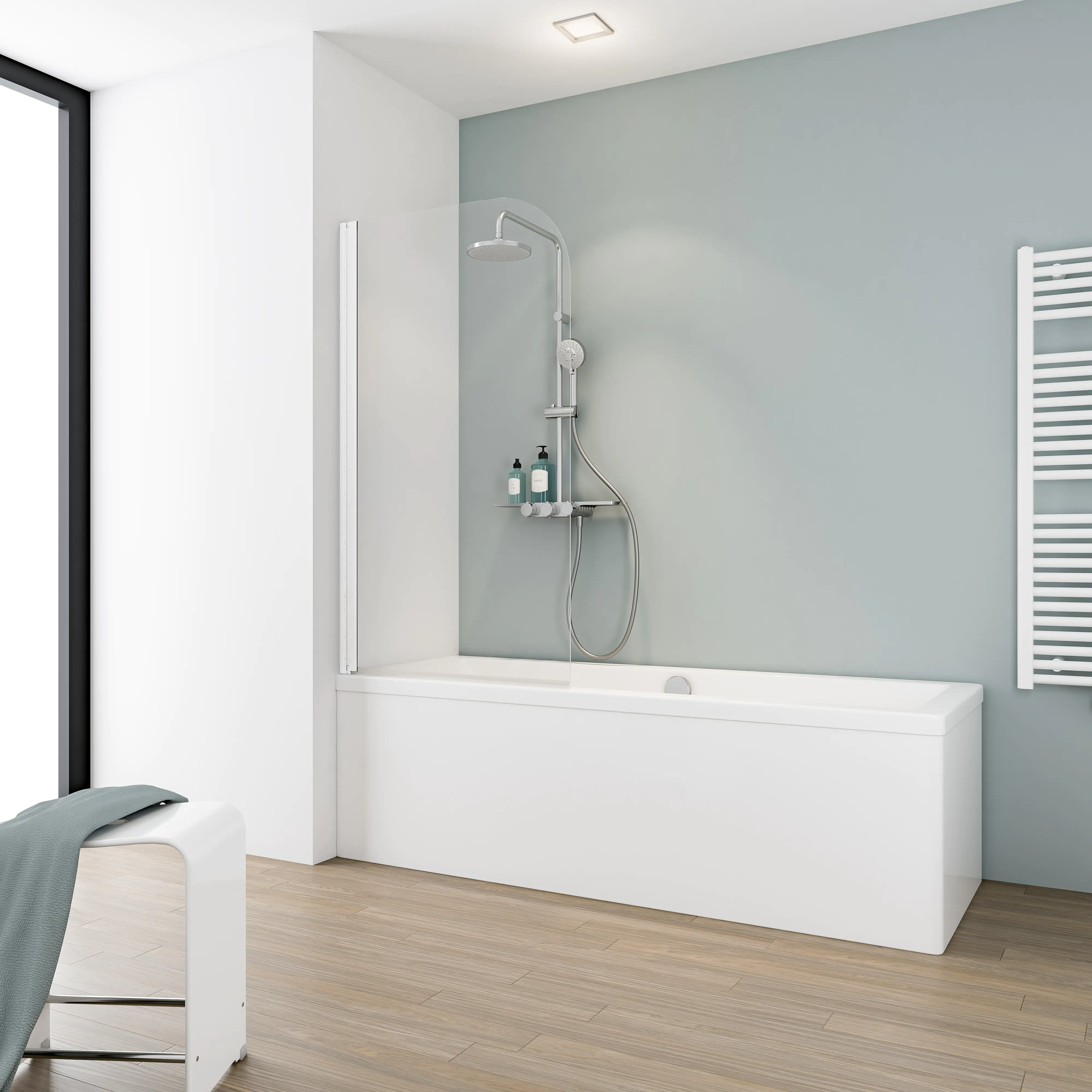Schulte Badewannenaufsatz D1650 1-tlg. 140 x 80 cm