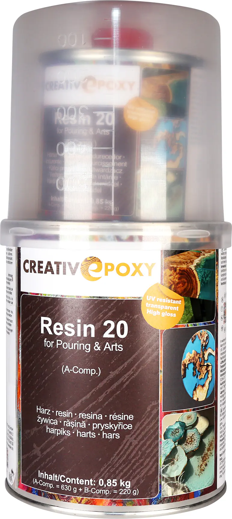 Creativ Epoxy Gießharz Resin 20  - 850 g
