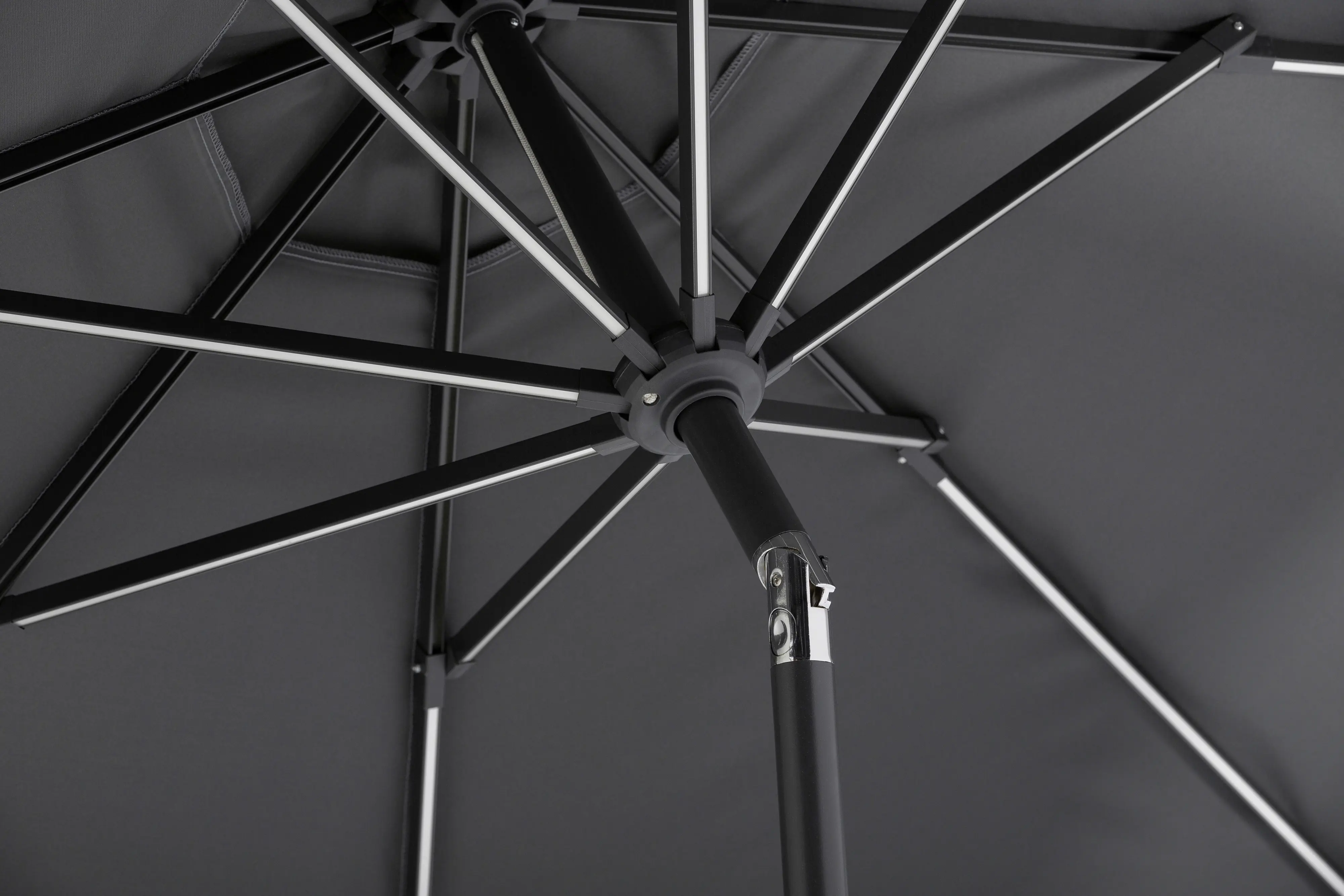 Schneider Sonnenschirm Blacklight anthrazit Ø 270 cm