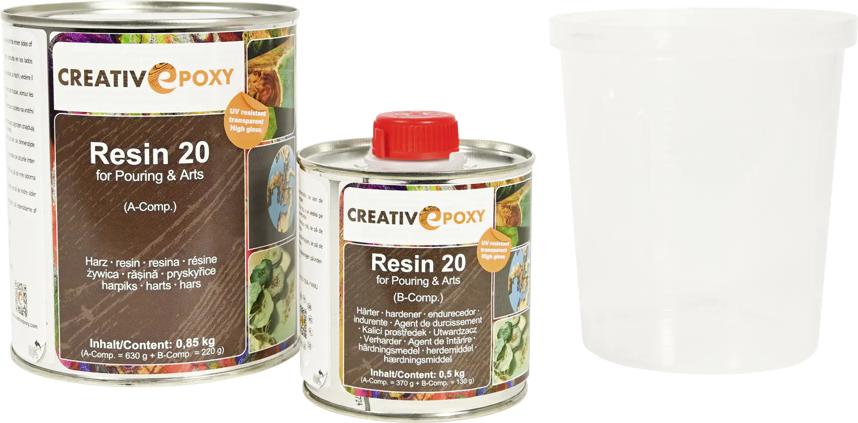 Creativ Epoxy Gießharz Resin 20  - 850 g