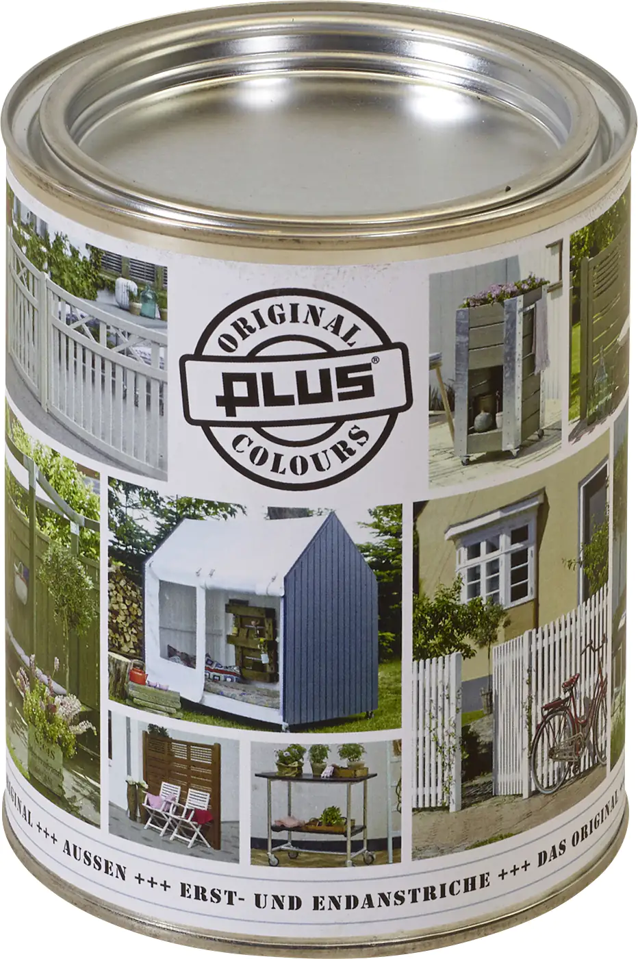 Plus Colour Weiß Lasurfarbe 750ml