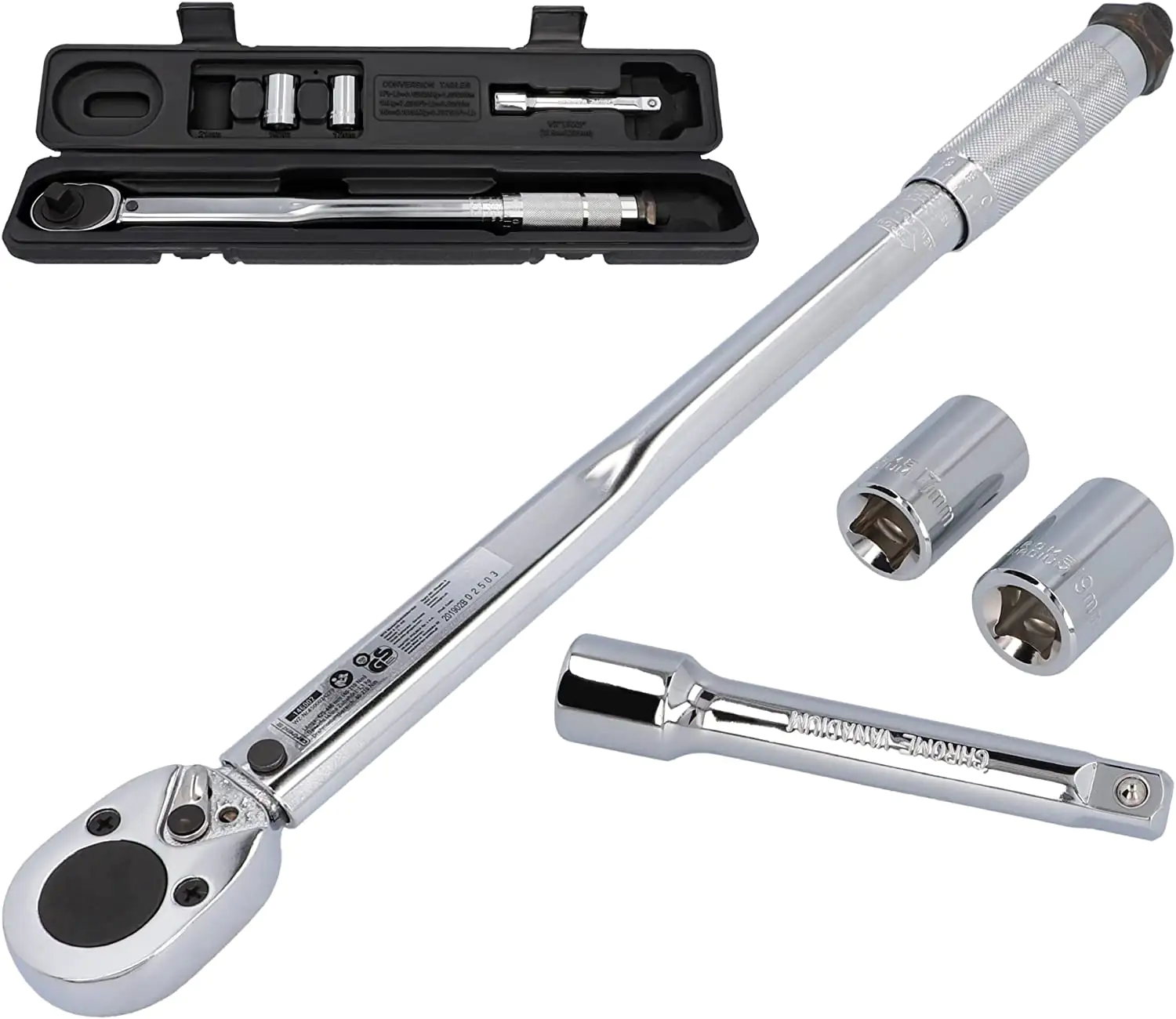 Unitec Drehmomentschlüssel 12,7mm (1/2"), 40-210 Nm