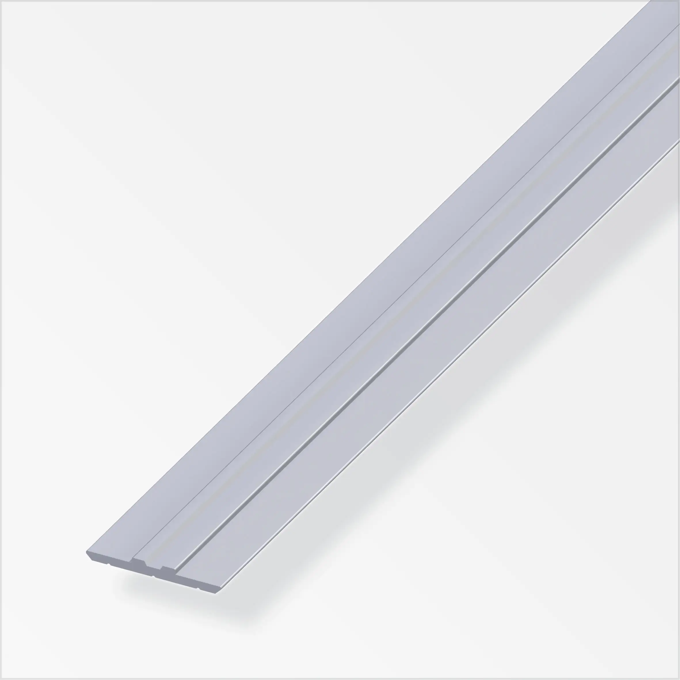 alfer Träger-Profil, zweiseitig 1 m, 29.5 x 1.2 x 10 mm Alu roh blank