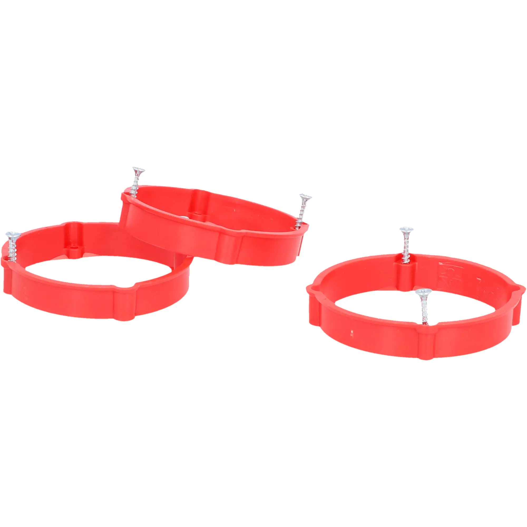 Putzausgleichring 60mm H12mm rot 3x