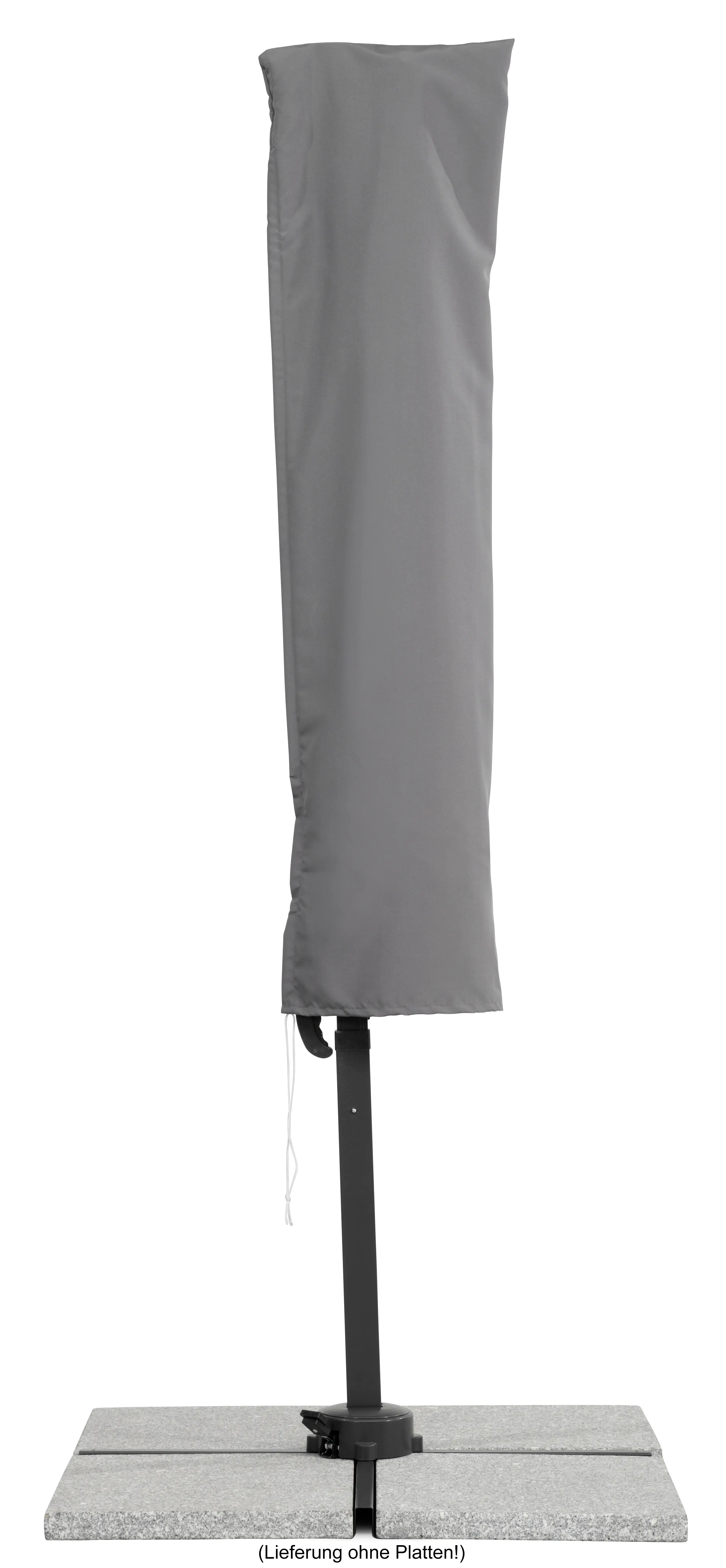 Schneider Ampelschirm Rhodos Junior rot Ø 300 cm inkl. Sonnenschirmhülle