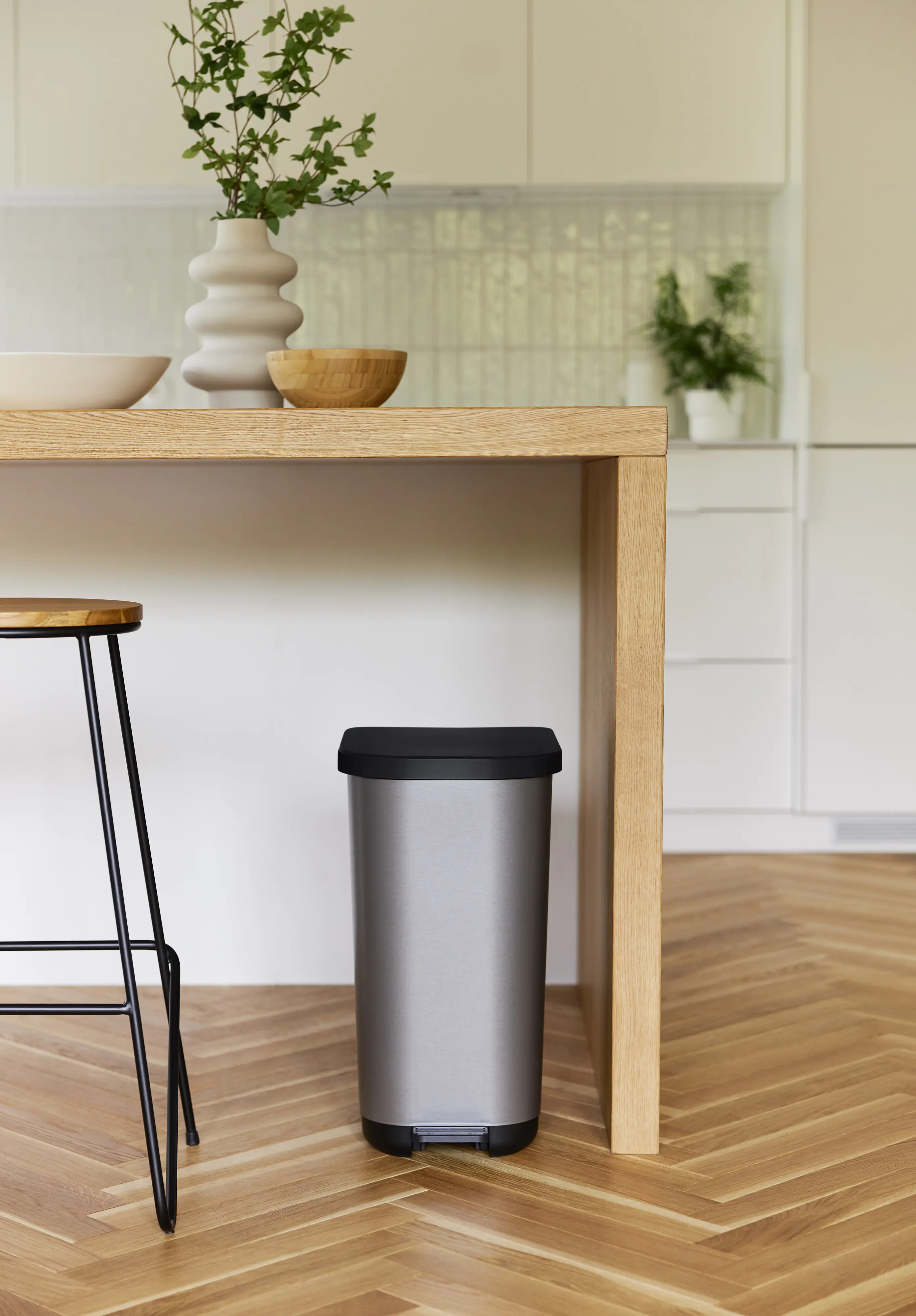 Rotho Treteimer Ribo 35 L schwarz 