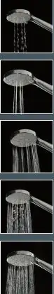 Primaster Brausegarnitur 5 Strahlarten Paola chrom 60 cm