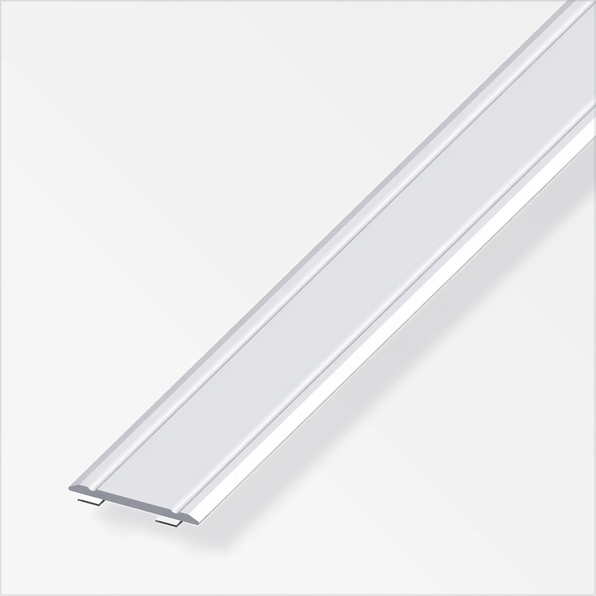 alfer Übergangsprofil 2 m, 30 x 2 mm Aluminium eloxiert silber